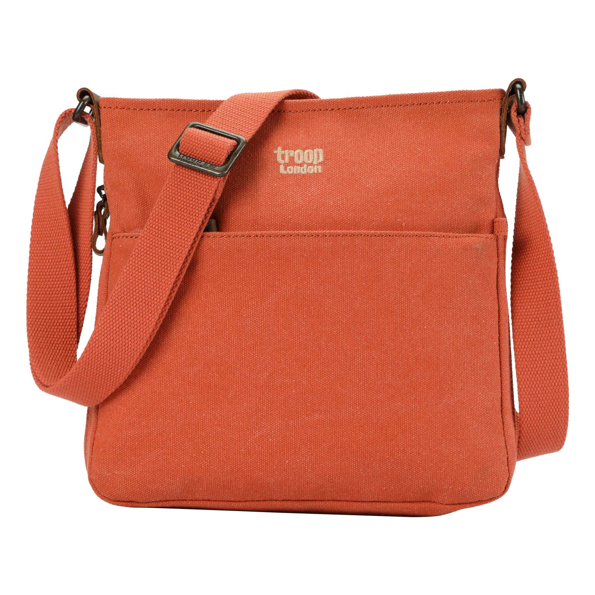 TRP0237 Troop London Classic Canvas Crossbody Bag - Stylish & Durable for Travel, Work & Everyday Use