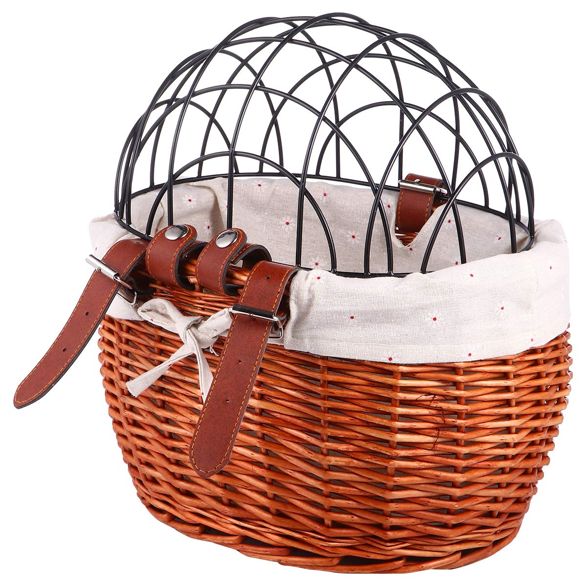 **Durable Front Bike Basket for Pets & Storage - Removable Cycling Carrier Bag for Dogs & Essentials - Perfect for Commuting, Shopping & Outdoor Adventures**