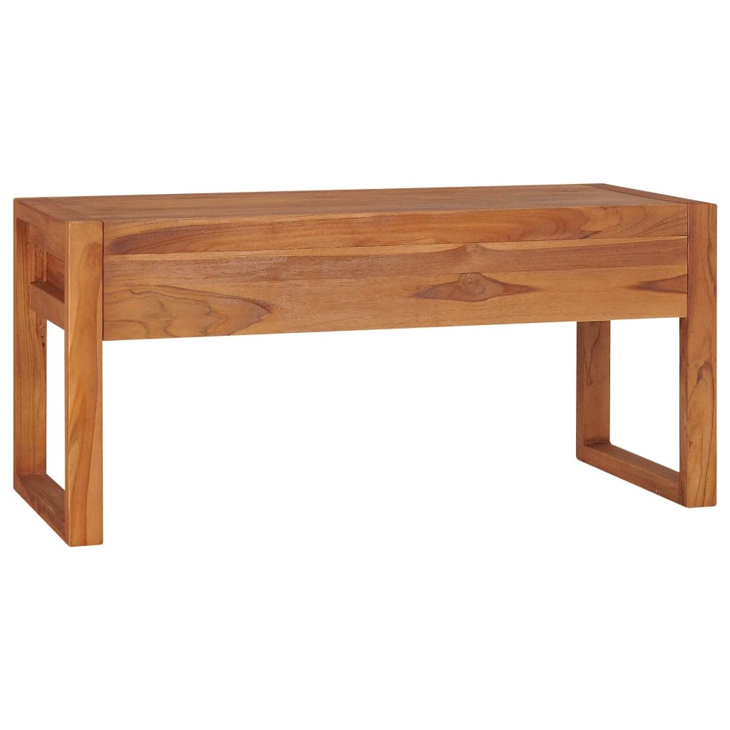 Rustic Teak Wood TV Stand with Drawers - Solid Wood Entertainment Center for Living Room, Bedroom & Home Office - Perfect for 65 Inch TV & Media Storage