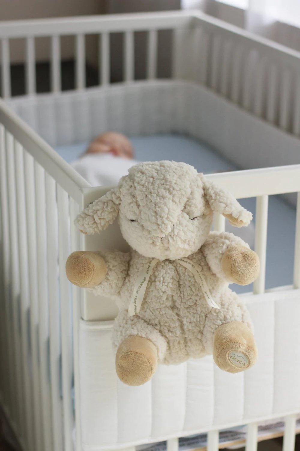 Cloud B Sleep Sheep - Soothing White Noise Plush Toy for Babies & Toddlers | Perfect for Bedtime, Naptime & Travel | Helps Calm & Comfort Infants