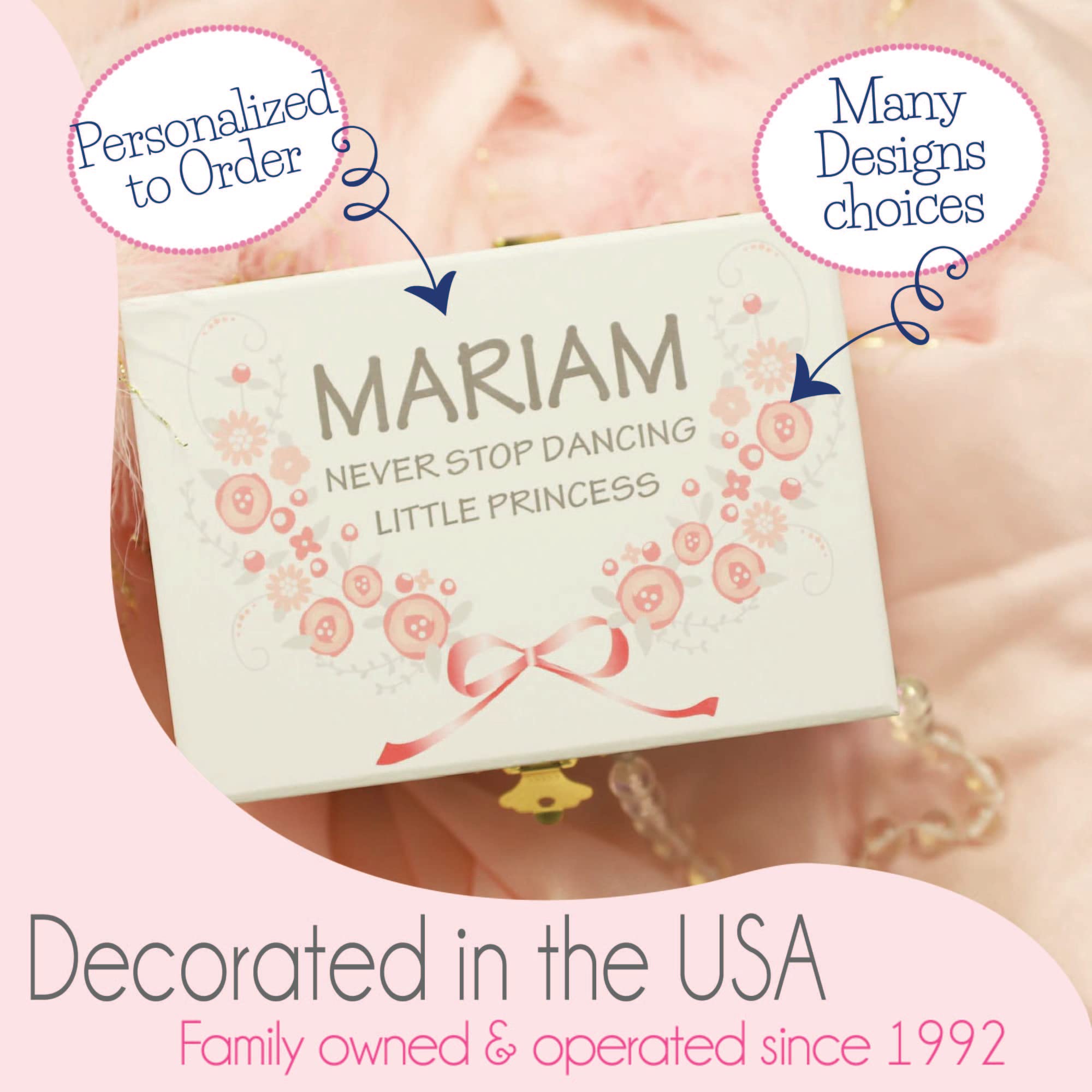 Personalized Musical Jewelry Box - Basketball & Ballerina Gift for Dancers