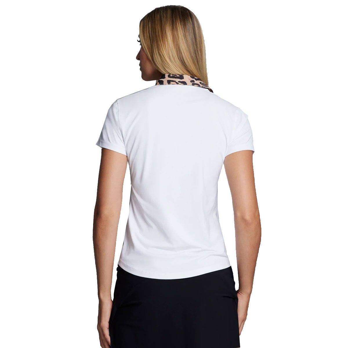 Greyson Scarlett Tache Leopard Arctic Women's Golf Polo Shirt - Stylish & Comfortable for Golf, Tennis & Casual Wear