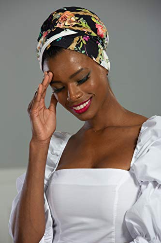 Stylish Cotton Turban Head Wrap for Women - Soft & Breathable Hair Scarf - Perfect for Yoga, Beach, or Everyday Fashion Accessory
