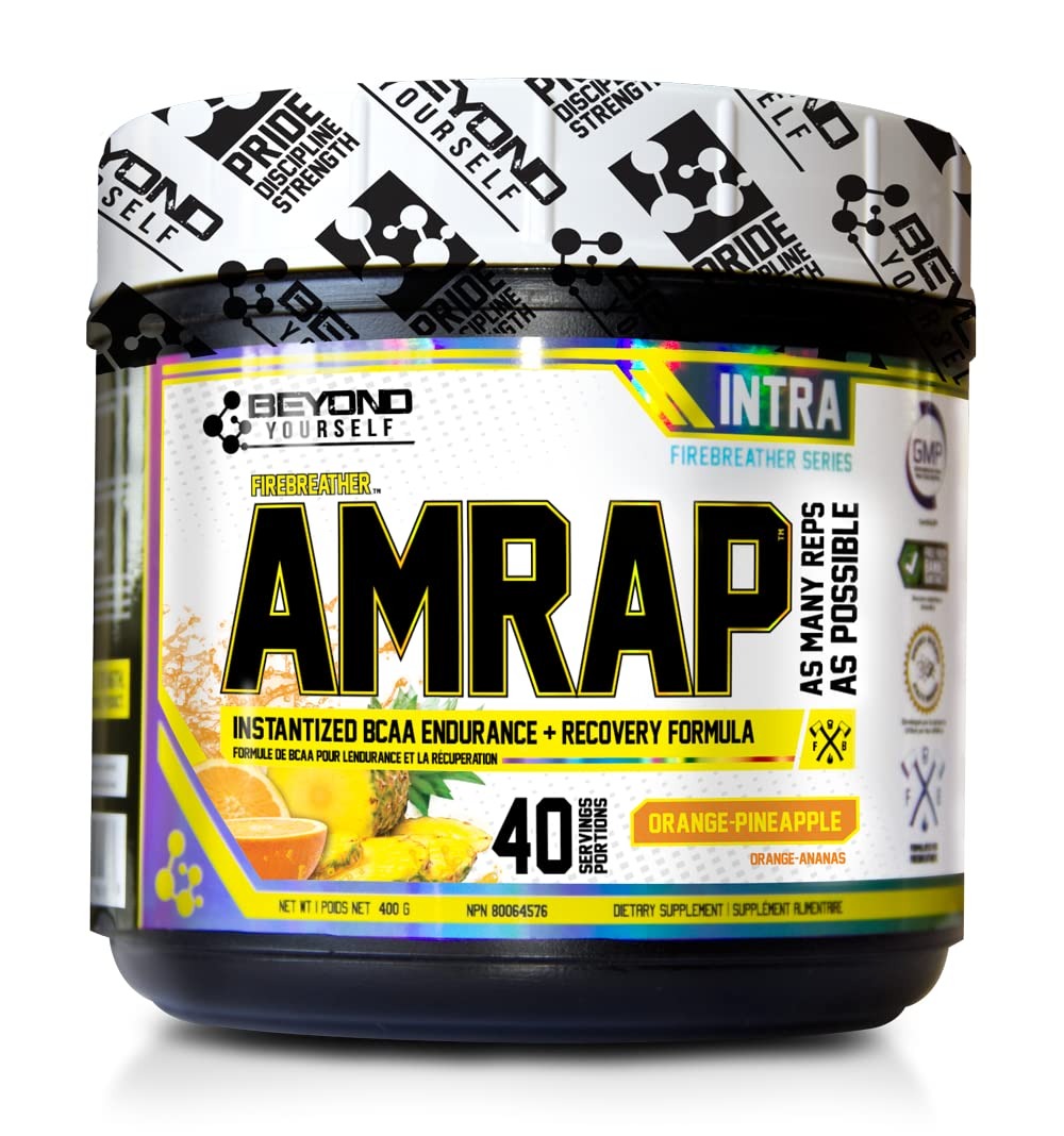 Beyond Yourself Amrap BCAA Formula 400g - Premium Branched-Chain Amino Acid Supplement for Muscle Recovery & Growth | Pre & Post Workout Nutrition for Athletes & Fitness Enthusiasts