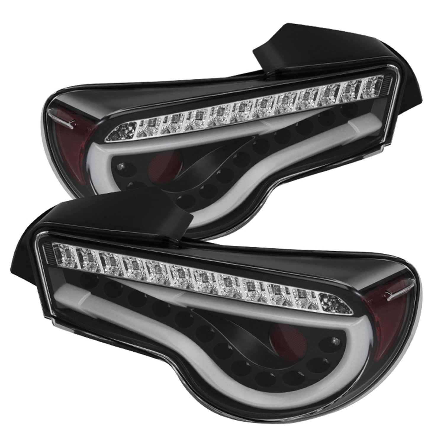 Spyder 5072009 LED Tail Lights with Sequential Turn Signal - Compatible with Scion FRS 2012-2016 & Subaru BRZ 2012-2018 - Black - Upgrade for Enhanced Night Visibility & Style