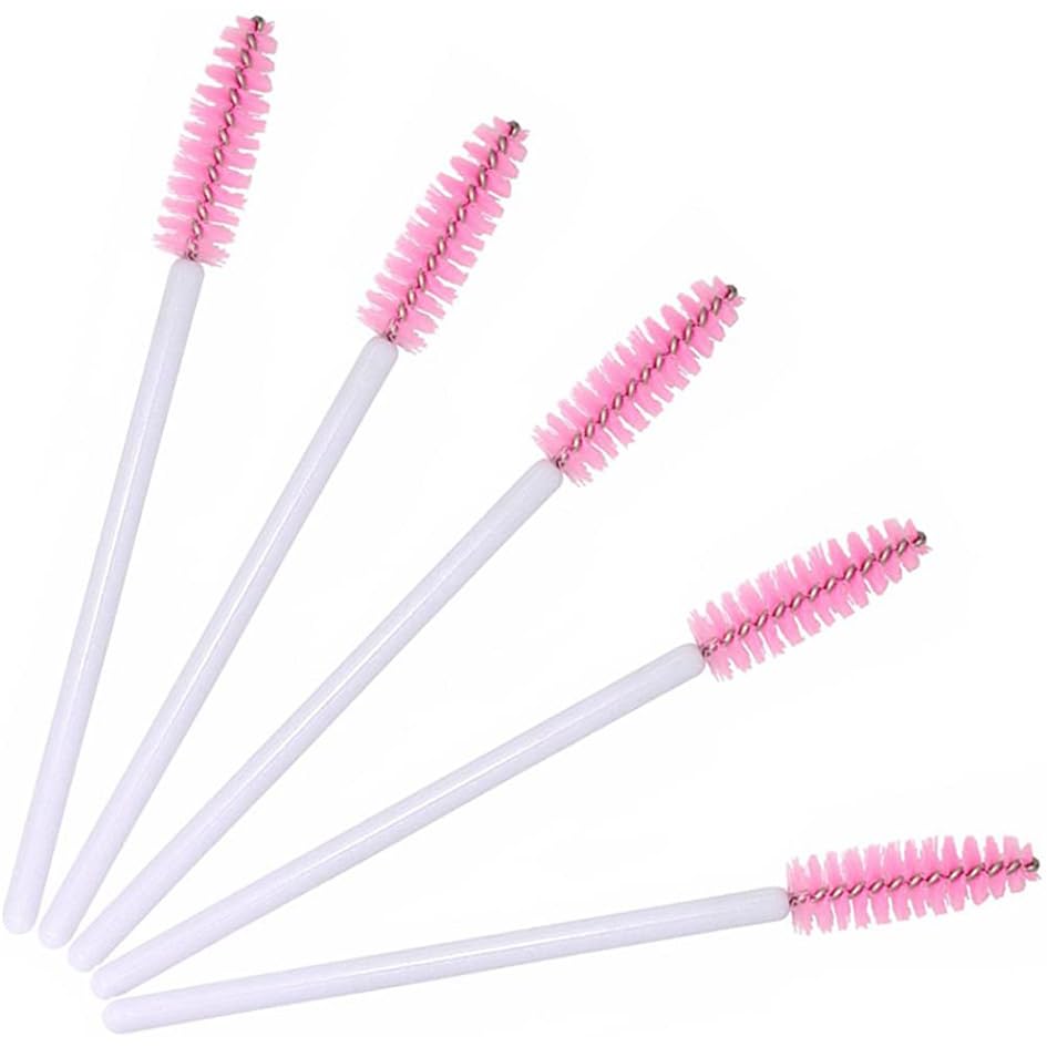 5-Piece Spoolie Eyebrow Brush Set - Perfect for Mascara Application & Eyebrow Grooming | Ideal for Makeup Artists, Beauty Enthusiasts & DIY Lash Extensions