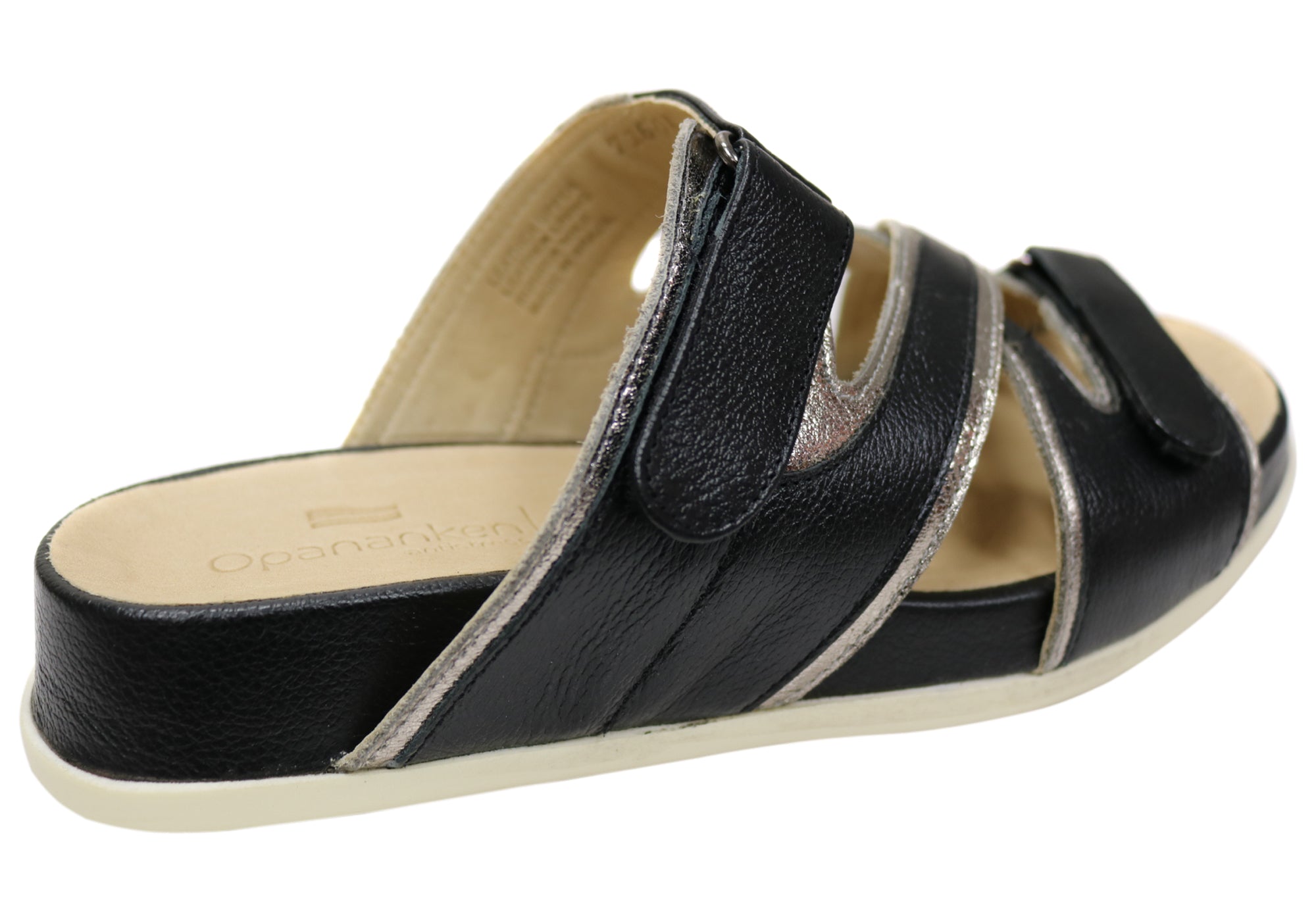 Jessie Women's Comfortable Leather Brazilian Slide Sandals - Stylish & Supportive for Beach, Pool, and Casual Wear