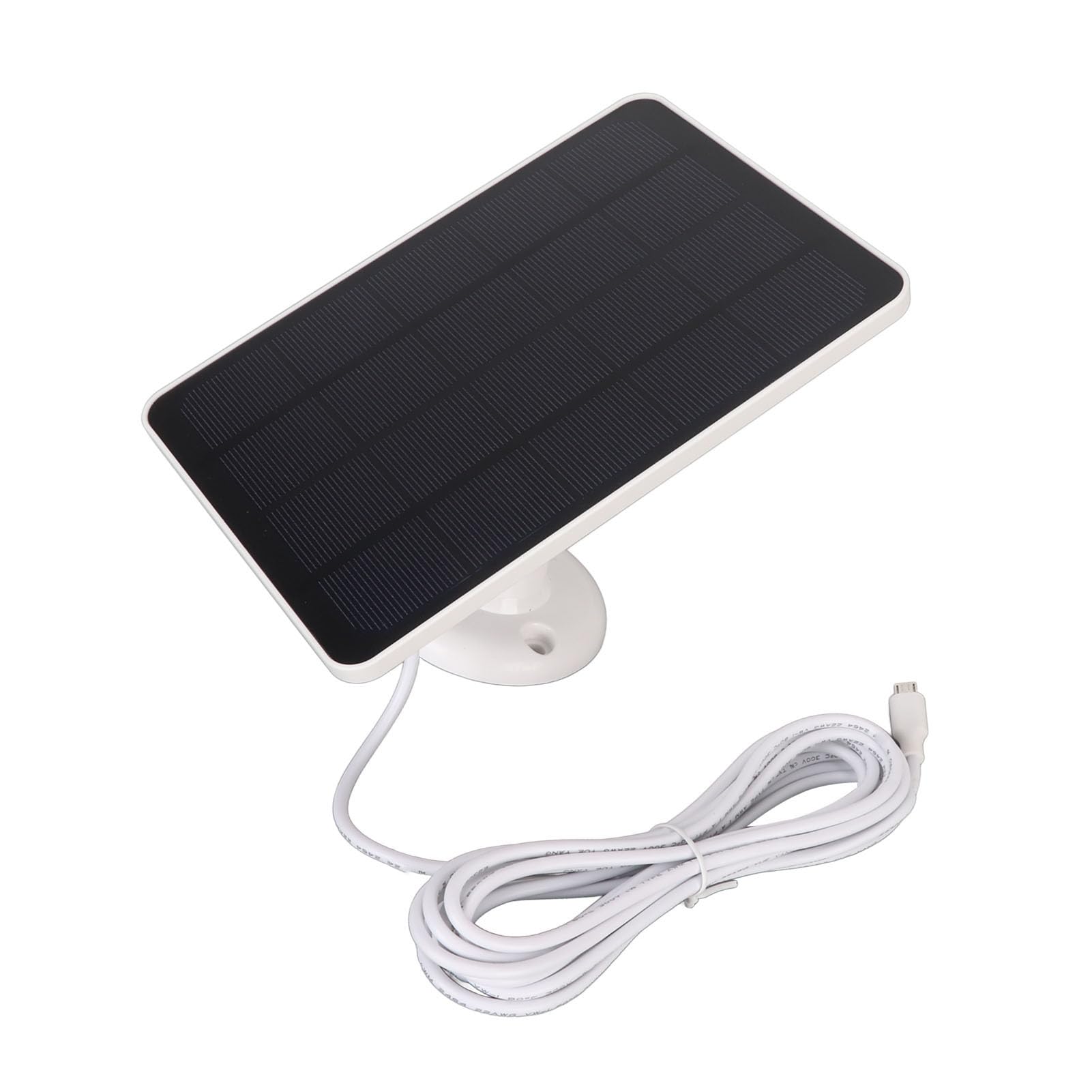 Mtlavishness 6 Camera Solar Panel - IP65 Waterproof, 5V 4W High Efficiency USB Security Camera (White) for Outdoor Home Surveillance & Property Monitoring