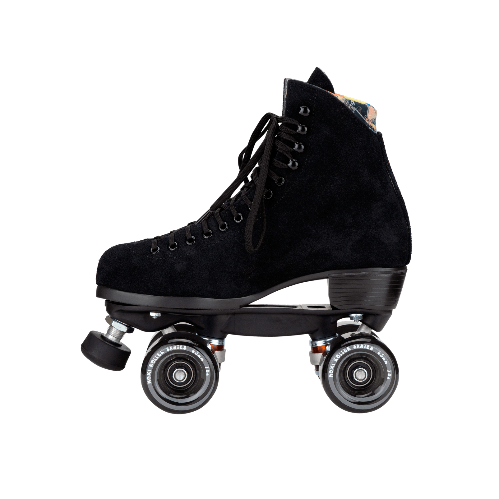 Moxi Lolly Roller Skates Classic Black - Premium Quad Skates for Women & Adults - Perfect for Outdoor Skating, Rink, Roller Derby & Fitness