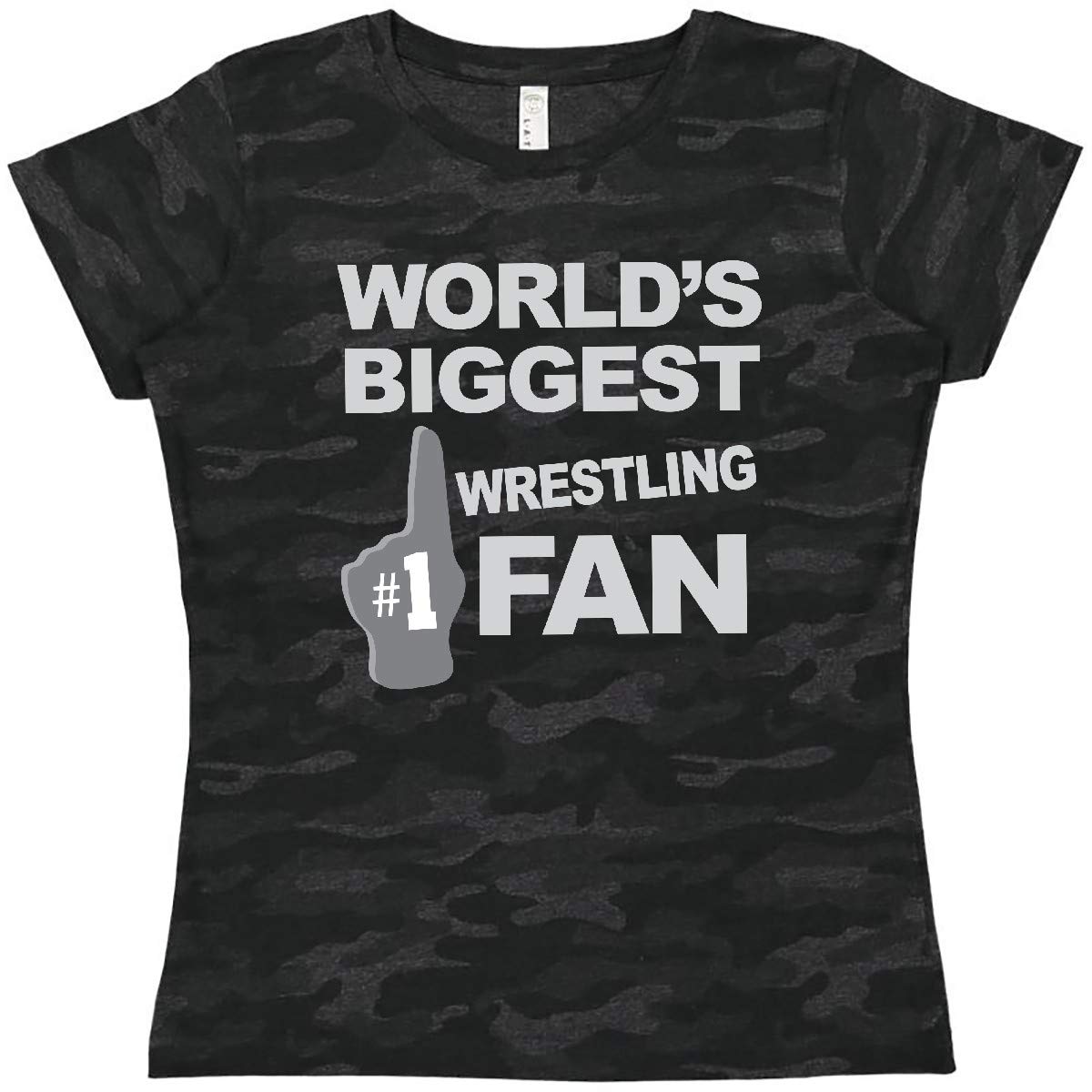 Inktastic Wrestling Fan Sports Women's T-Shirt - Comfortable Graphic Tee for Female Wrestling Enthusiasts - Perfect for Gyms, Matches & Casual Wear