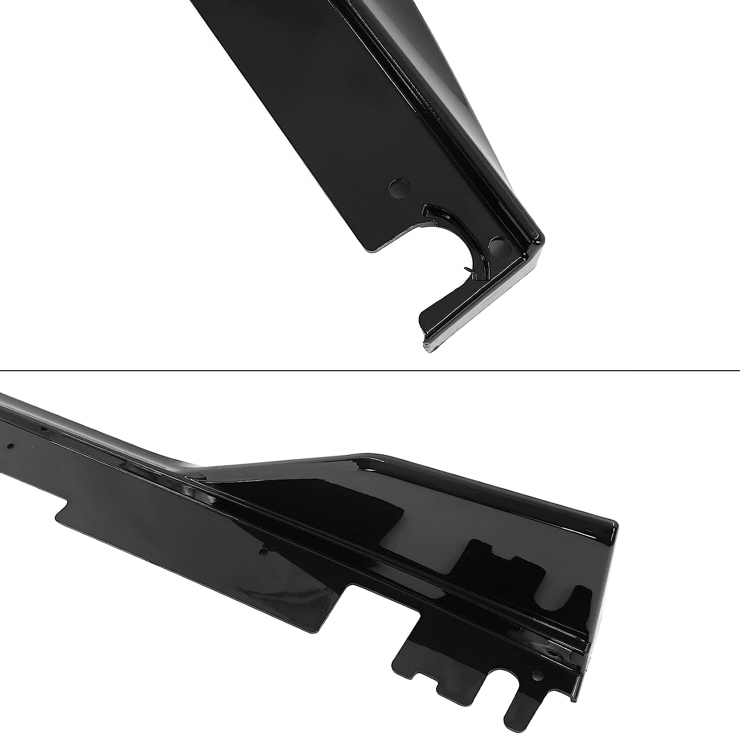 2022-2024 Honda Civic 11th Gen Type R Side Skirts Rocker Panel - Gloss Black ABS Plastic Body Kit for Enhanced Style & Protection | Perfect for Car Enthusiasts & Street Racing