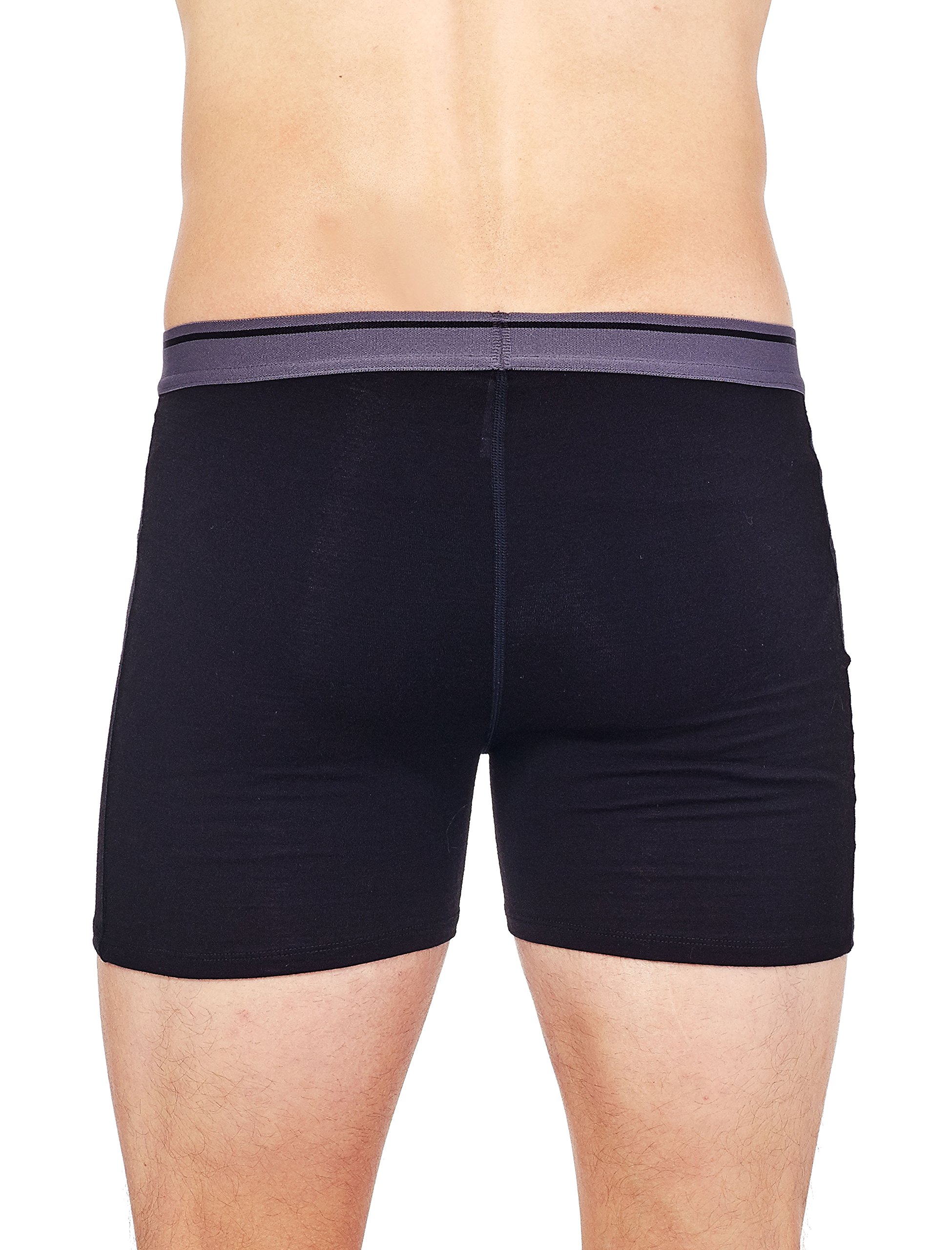 Icebreaker Merino Men's Anatomica Boxers with Fly - Soft Breathable Merino Wool Underwear for Travel, Hiking & Everyday Comfort