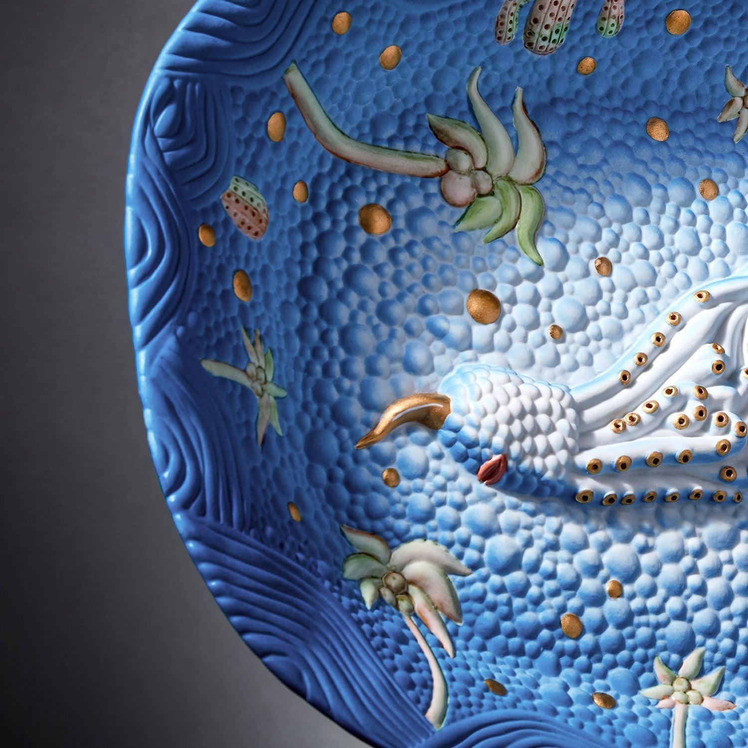 Haas Celestial Octopus Tray - Limited Edition of 100 - Unique Handcrafted Home Decor for Dining Table, Kitchen Counter & Gift Giving
