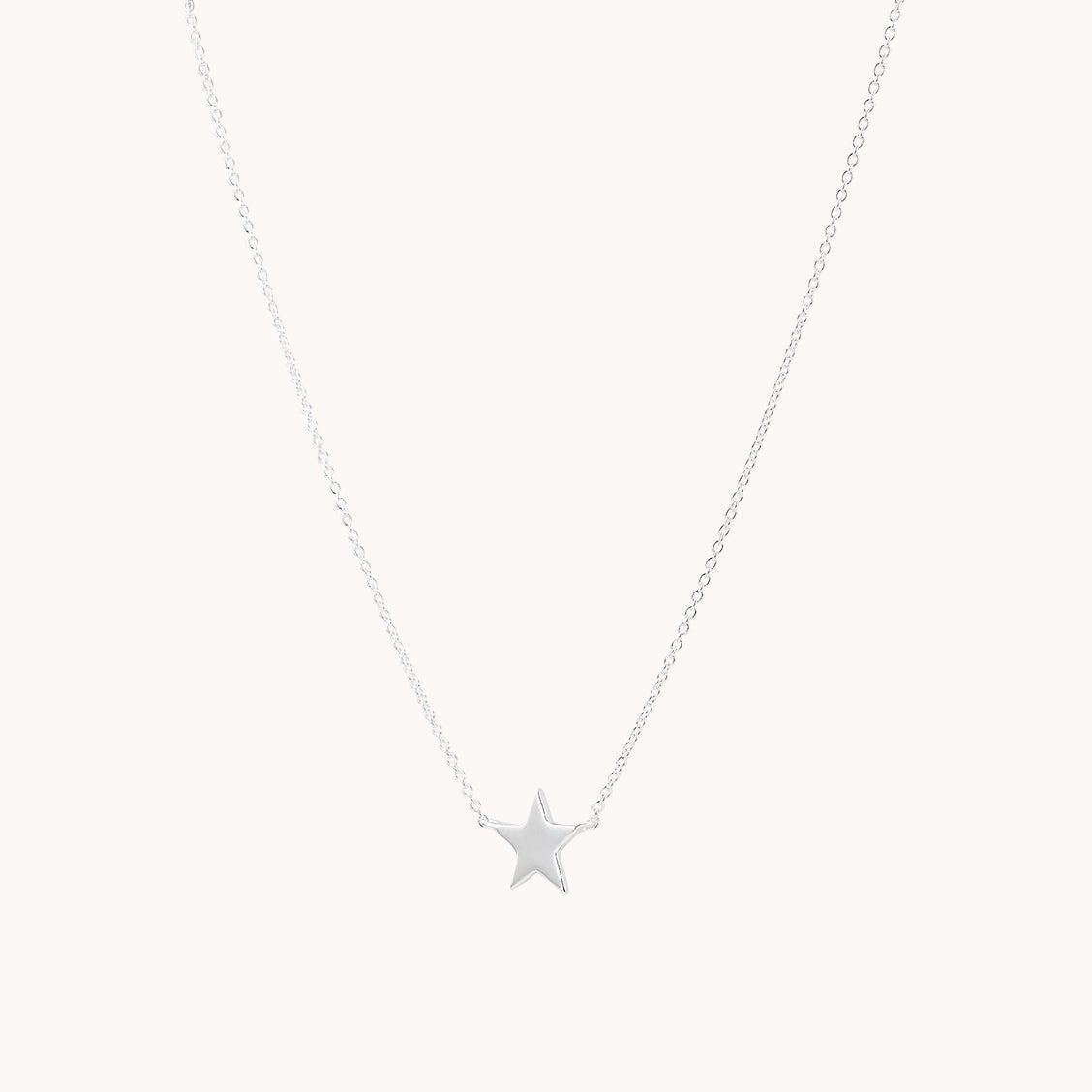 Stella Star Necklace - Sterling Silver 925 Pendant for Women, Elegant Layering Jewelry Gift for Her, Perfect for Everyday Wear & Special Occasions