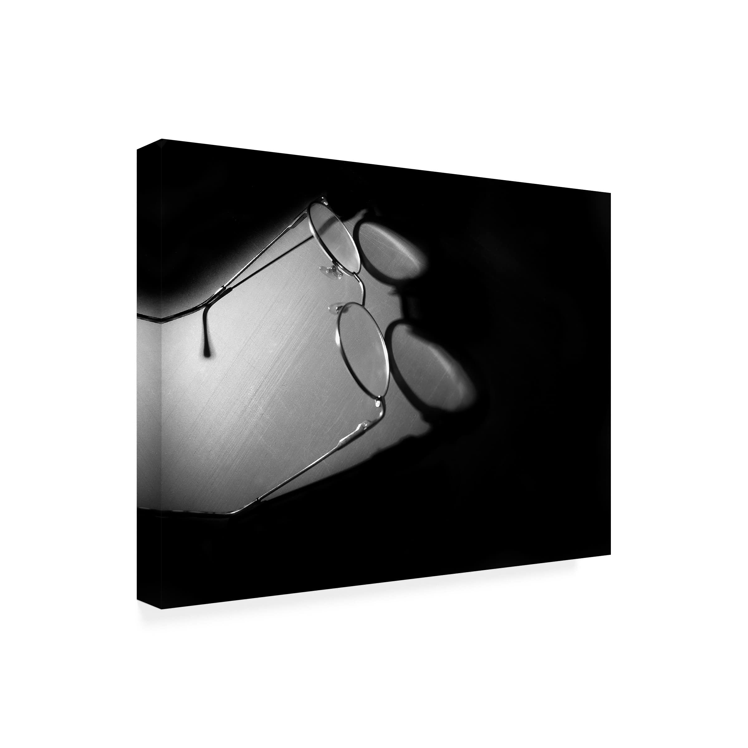 Clive Branson 'Eye Glasses' Canvas Wall Art Print - 35x47 Inches, Modern Home Decor for Living Room & Office - Trademark Fine Art Collection