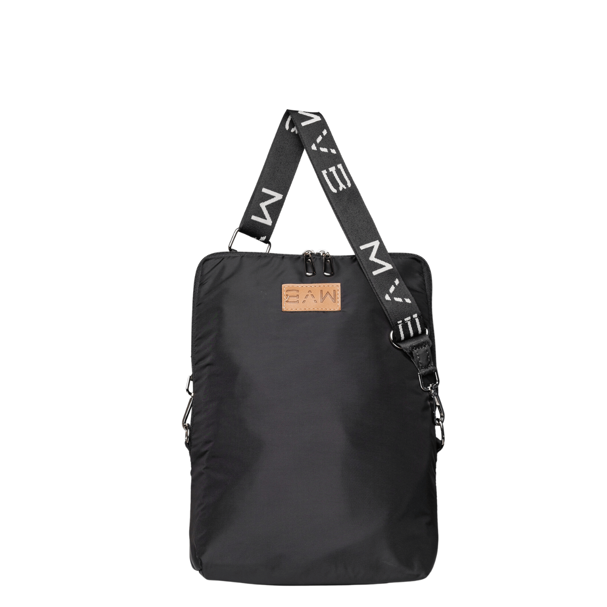 Eco-Friendly Vegan Recycled PET Shoulder Bag for Women - Stylish & Sustainable Black Crossbody Purse | Perfect for Work, Travel & Everyday Use