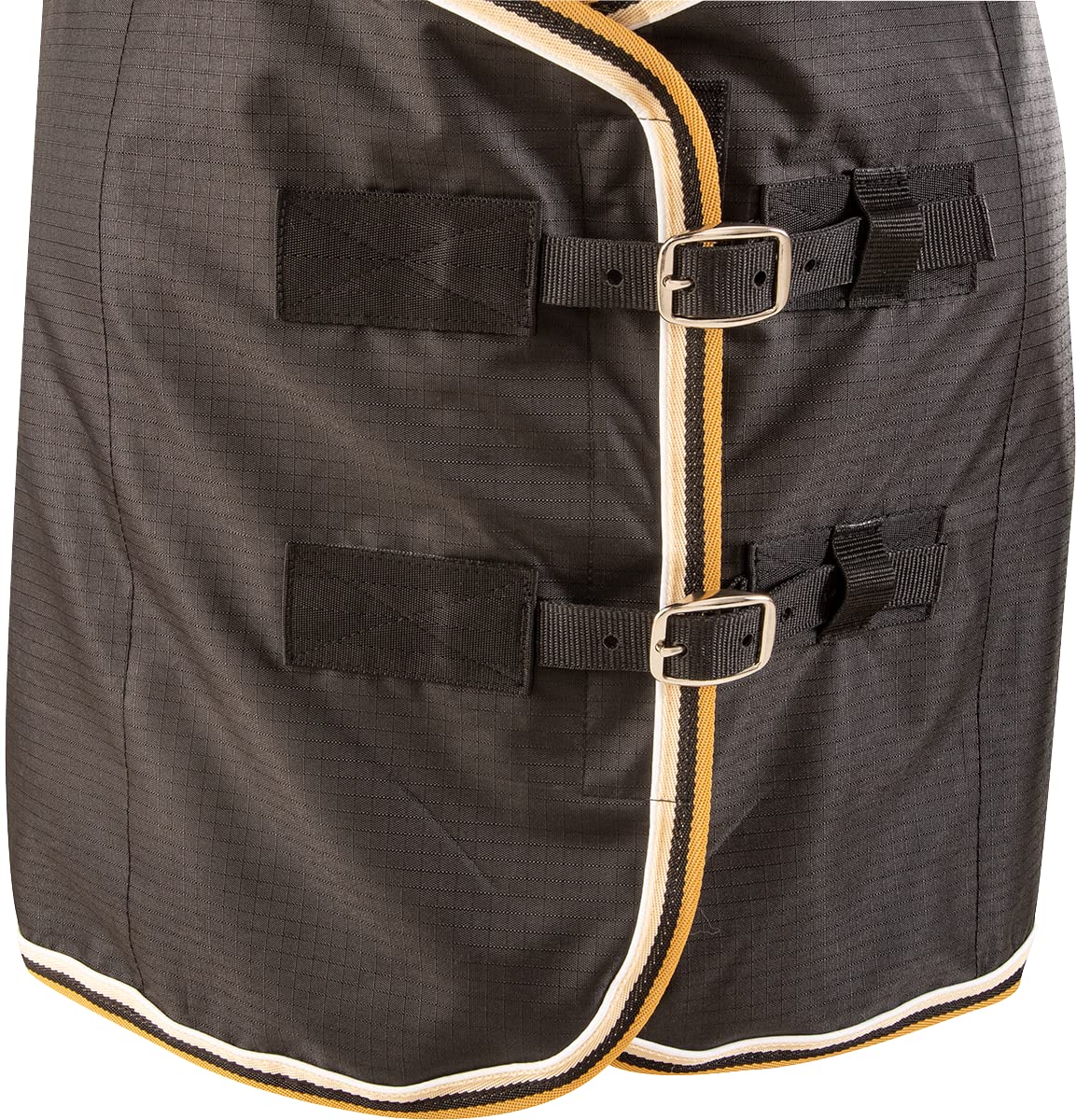 Classic Equine Open Front Stable Sheet for Horses - Breathable Black Horse Blanket, Large Size - Perfect for Cool Weather Riding & Stable Use