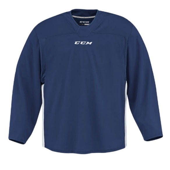 CCM Quicklite 60000 Navy/White Custom Hockey Practice Jersey - Breathable & Durable for Ice Hockey Training & Team Sports