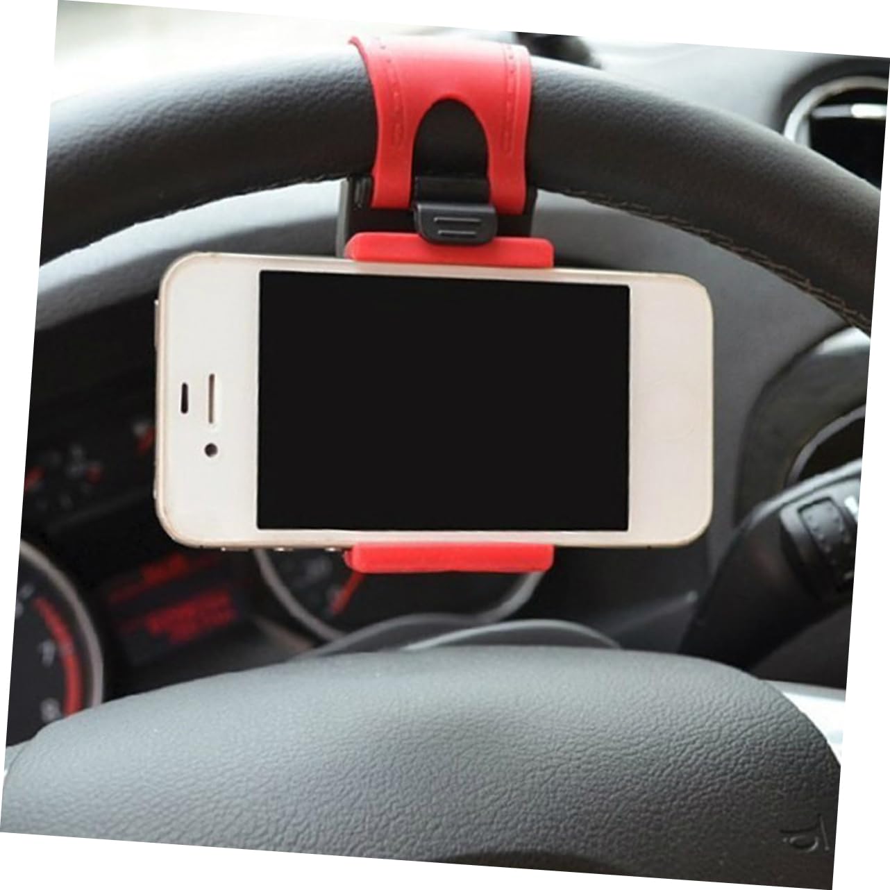 Universal Car Phone Mount Holder - 3 Pack Portable Adjustable Car Phone Stand for iPhone, Samsung, Galaxy - Perfect for Road Trips, Commuting & Hands-Free Driving