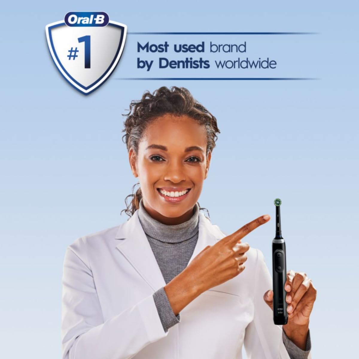 Oral-B Pro 5000 SmartSeries Electric Toothbrush with Bluetooth - Rechargeable Black Toothbrush for Adults | Smart Tracking & Pressure Sensor | Perfect for Travel & Daily Oral Care