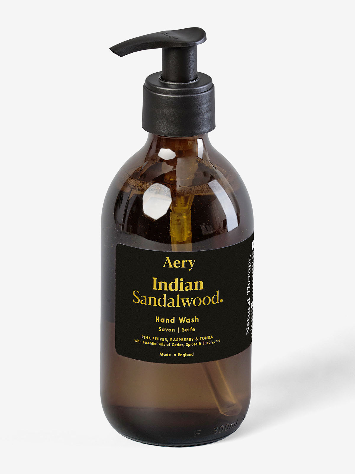 Aery Fernweh Hand Wash - Indian Sandalwood Scent | Moisturizing & Antibacterial | Perfect for Bathroom, Kitchen & Spa Relaxation