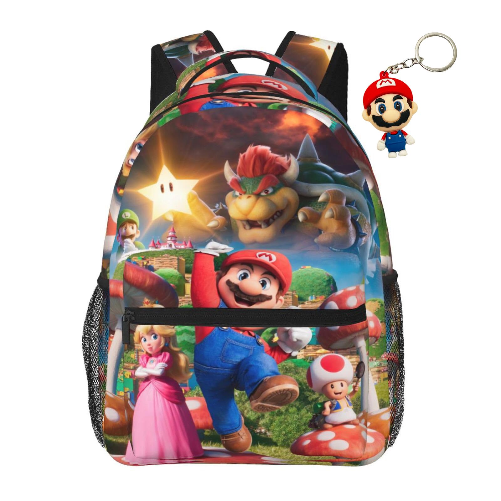 **Anime Cartoon Bros Backpack for Kids, Men & Adults - Lightweight Travel Backpack for School, Office & Laptop - Perfect for Daily Commute, College & Outdoor Adventures**