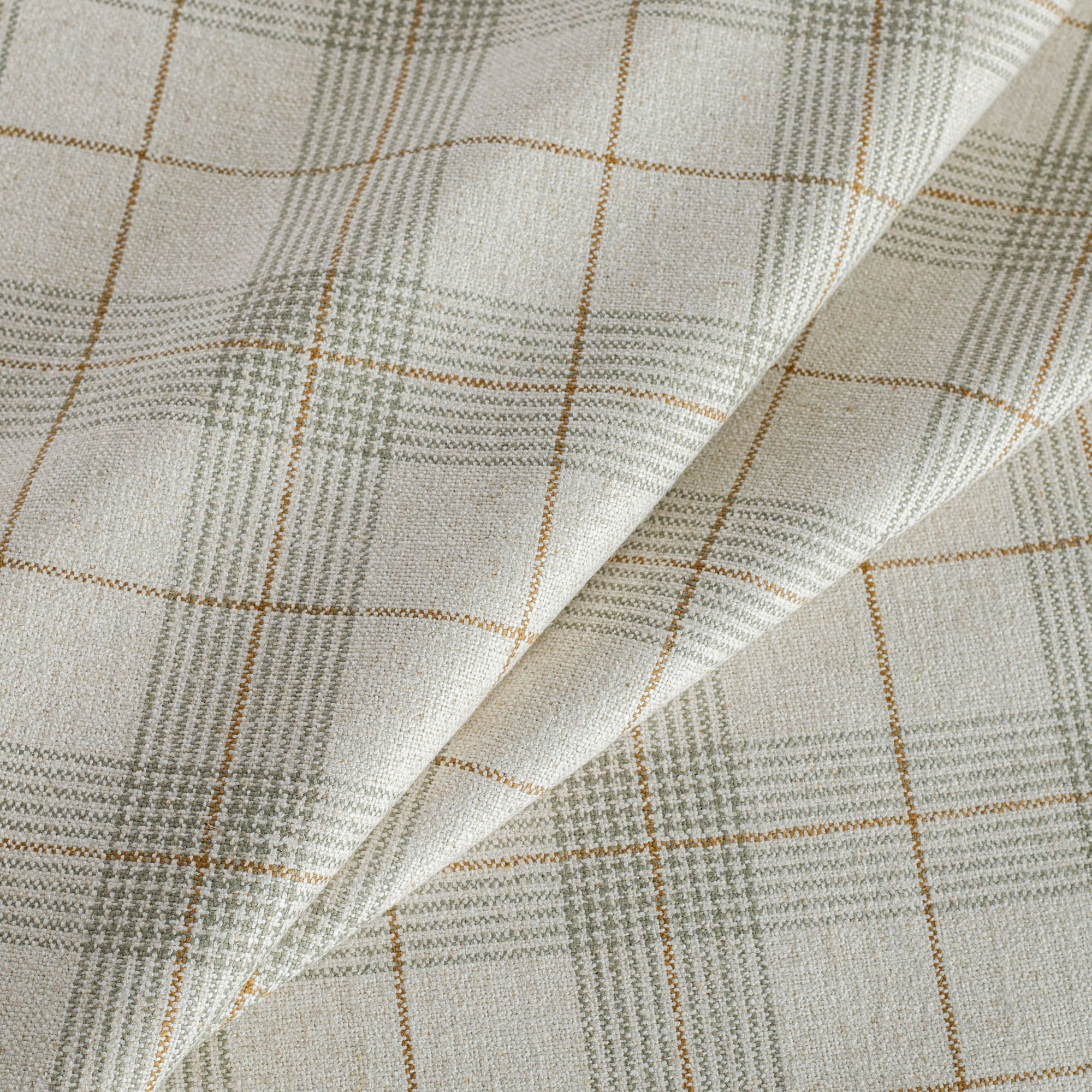 Premium Cabot Plaid Fabric in Sage Green - Soft & Durable for DIY Crafts, Home Decor, and Fashion Projects | Perfect for Curtains, Pillows, and Clothing