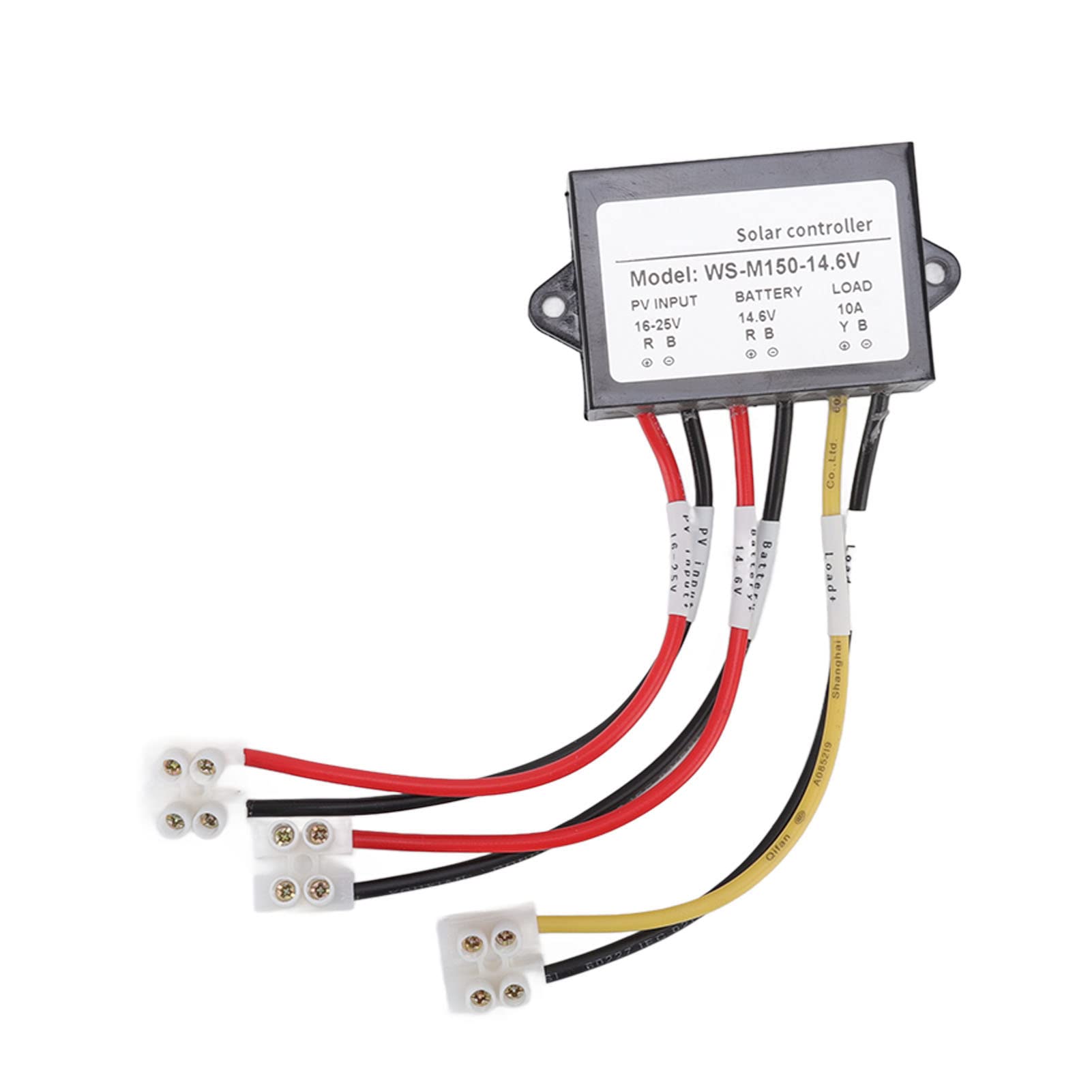 150W MPPT Solar Charge Controller 12V/24V with Synchronous Rectification - Efficient Solar Panel Regulator for RV, Boat, Off-Grid Systems & Battery Charging (WS M150 14.6V Normally Open)