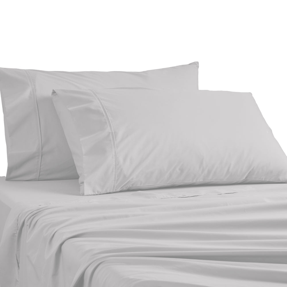 Premium 100% Egyptian Cotton 400 Thread Count Silver Standard Pillowcase Set (2 Pack) - Luxury Bedding for Hotels & Home Use