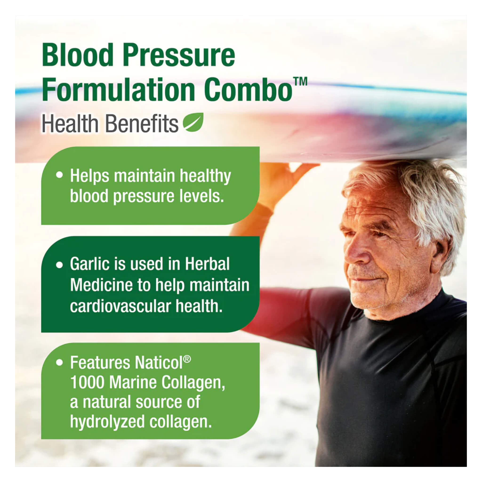 Natural Blood Pressure Support Supplement Combo – Herbal Formula for Healthy Circulation & Heart Health – Ideal for Daily Wellness & Cardiovascular Care