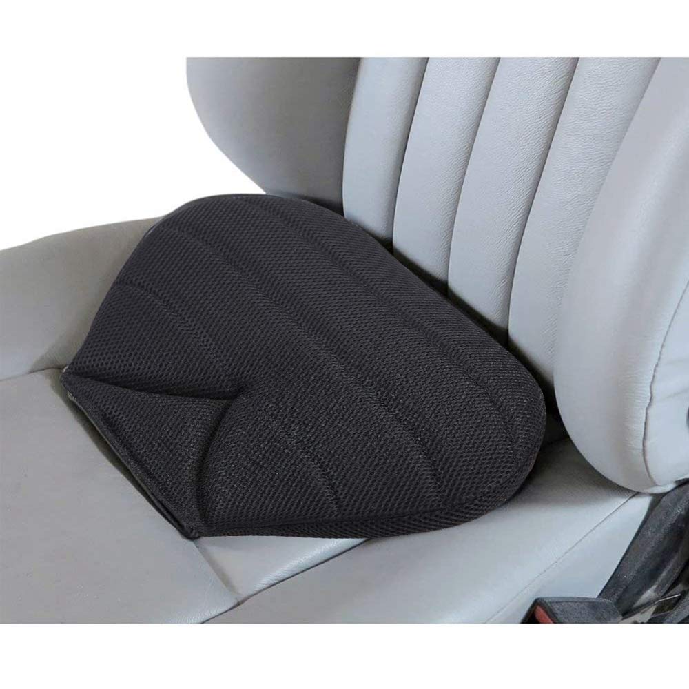 Big Hippo 3D Mesh Car Seat Cushion - Orthopedic Memory Foam Seat Pillow for Office Chair & Car - Pressure Relief & Back Support - Perfect for Long Drives, Work from Home & Road Trips