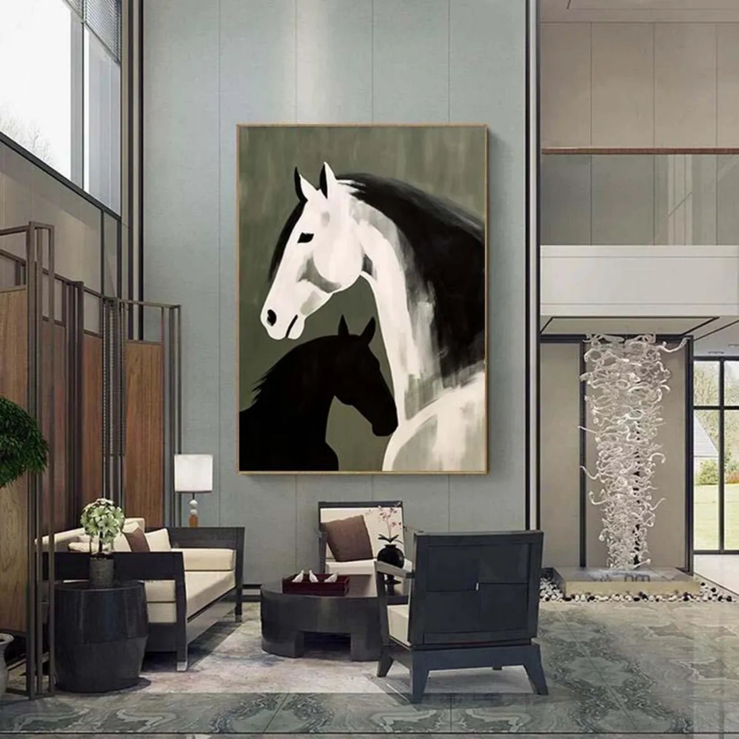 Animal Art Painting #AP156 - Handmade Wildlife Canvas Art for Home & Office Decor - Perfect for Living Room, Bedroom, or Gift