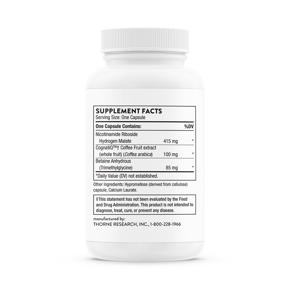 Thorne Brain Factors (SF752) - Premium Cognitive Support Supplement for Memory & Focus - Ideal for Students, Professionals & Seniors