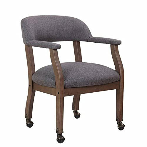 Premium Slate Gray Rustic Office Chair - Heavy Duty Commercial Grade Ergonomic Desk Chair for Home Office, Gaming & Computer Workstations | Durable & Comfortable for Long Hours of Work or Gaming Sessions