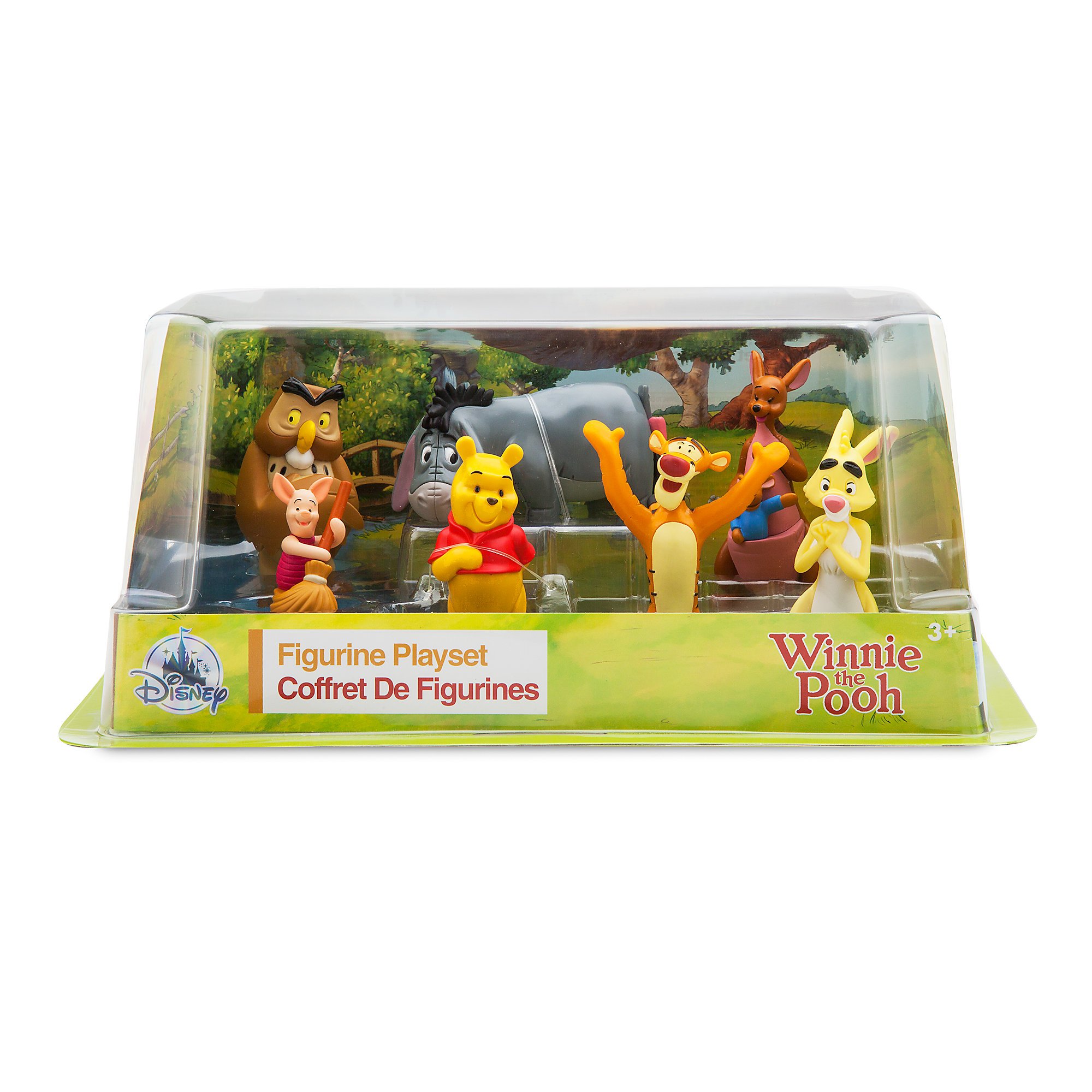 Disney Winnie The Pooh 7-Piece Figure Play Set - Cute Collectible Toys for Kids, Perfect for Birthday Gifts & Disney Themed Playtime