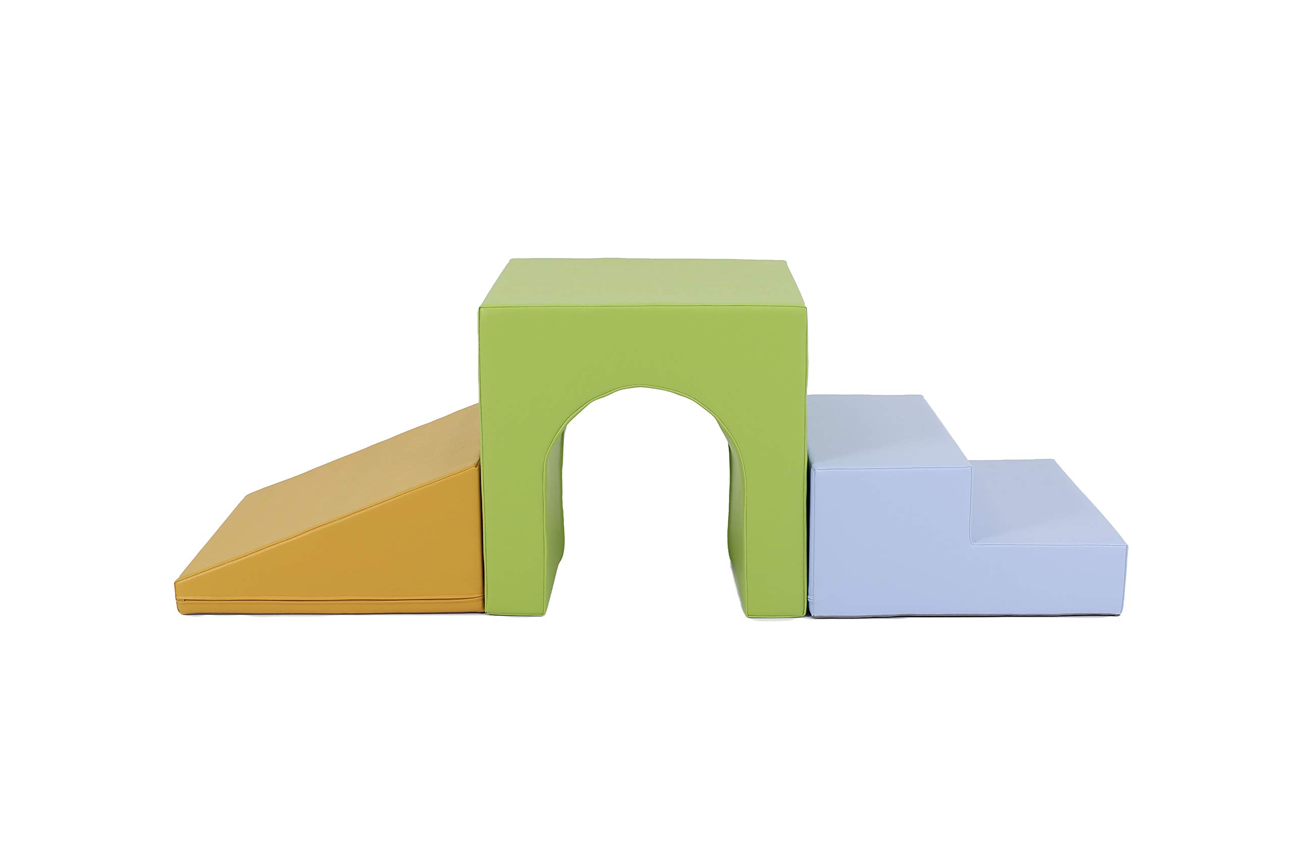 XXL IGLU Soft Play Forms - Soft Play Equipment for Kids, Climb & Crawl Playground Set with 3 Forms - Indoor/Outdoor Toddler Play Area for Home, Daycare & Preschool