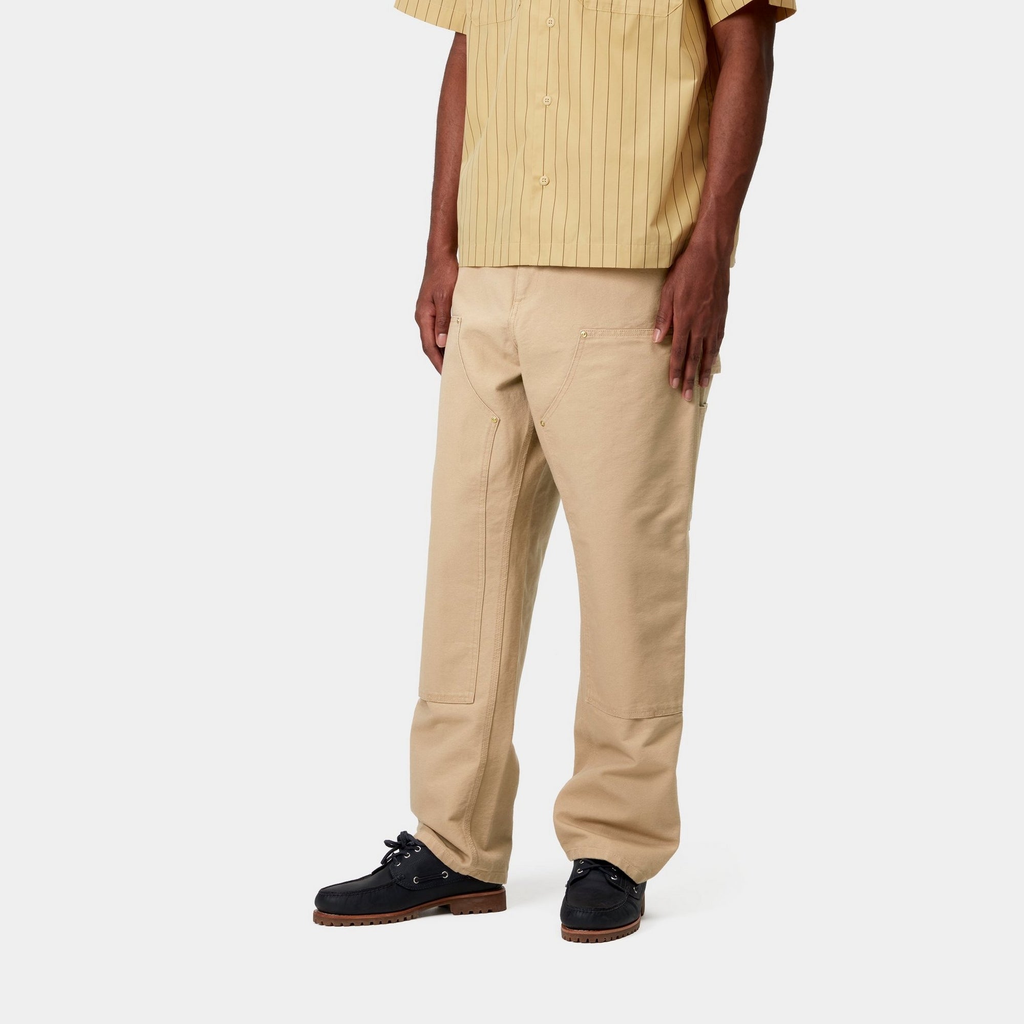 Dusty Hamilton Brown Double Knee Pants - Durable Work Pants for Men | Perfect for Construction, Carpentry & Outdoor Activities
