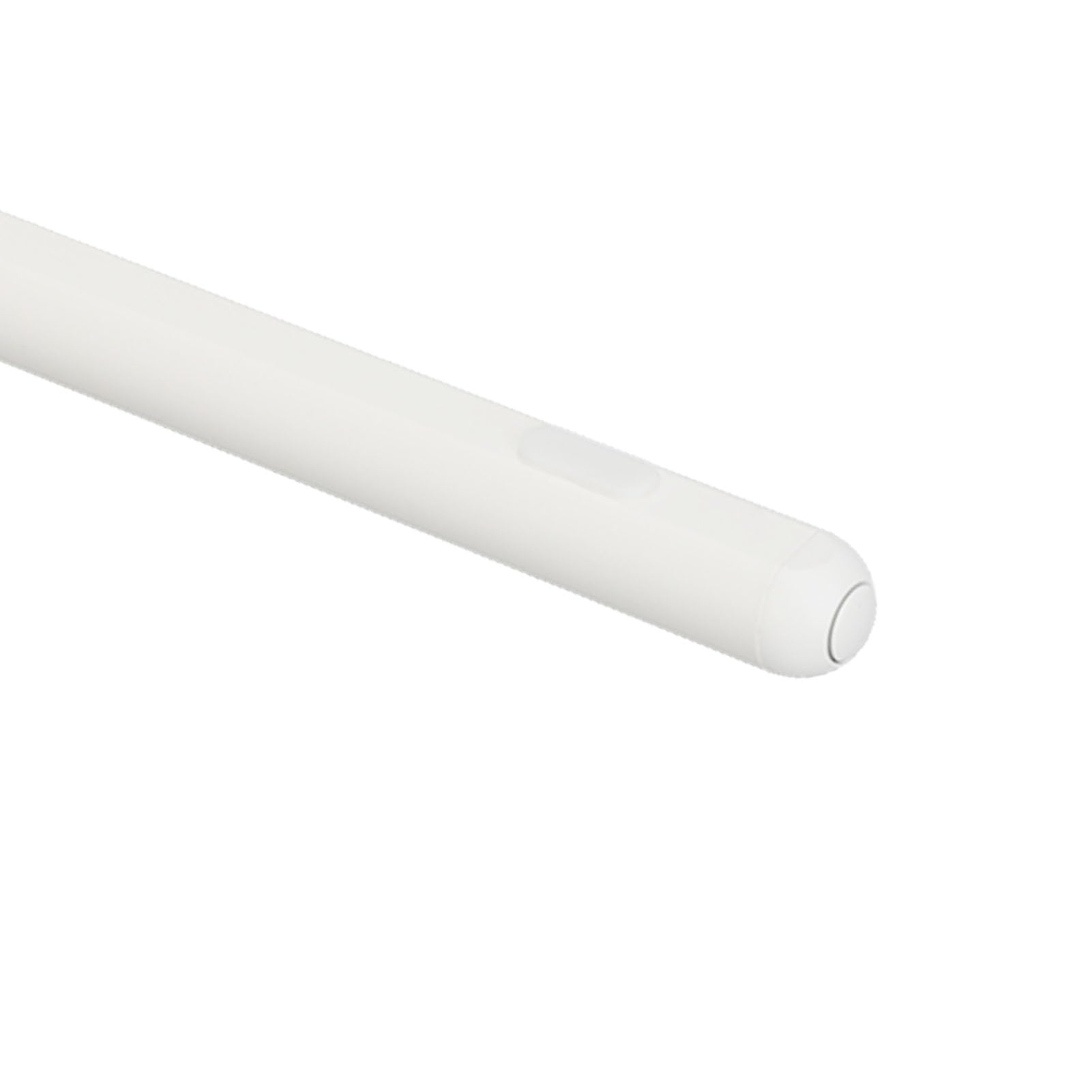 Premium Capacitive Stylus Pen for iPad & Tablets - Wear-Resistant Tip, Silent Writing & Shortcut Buttons - White Digital Pen for Drawing, Note-Taking & Professional Use