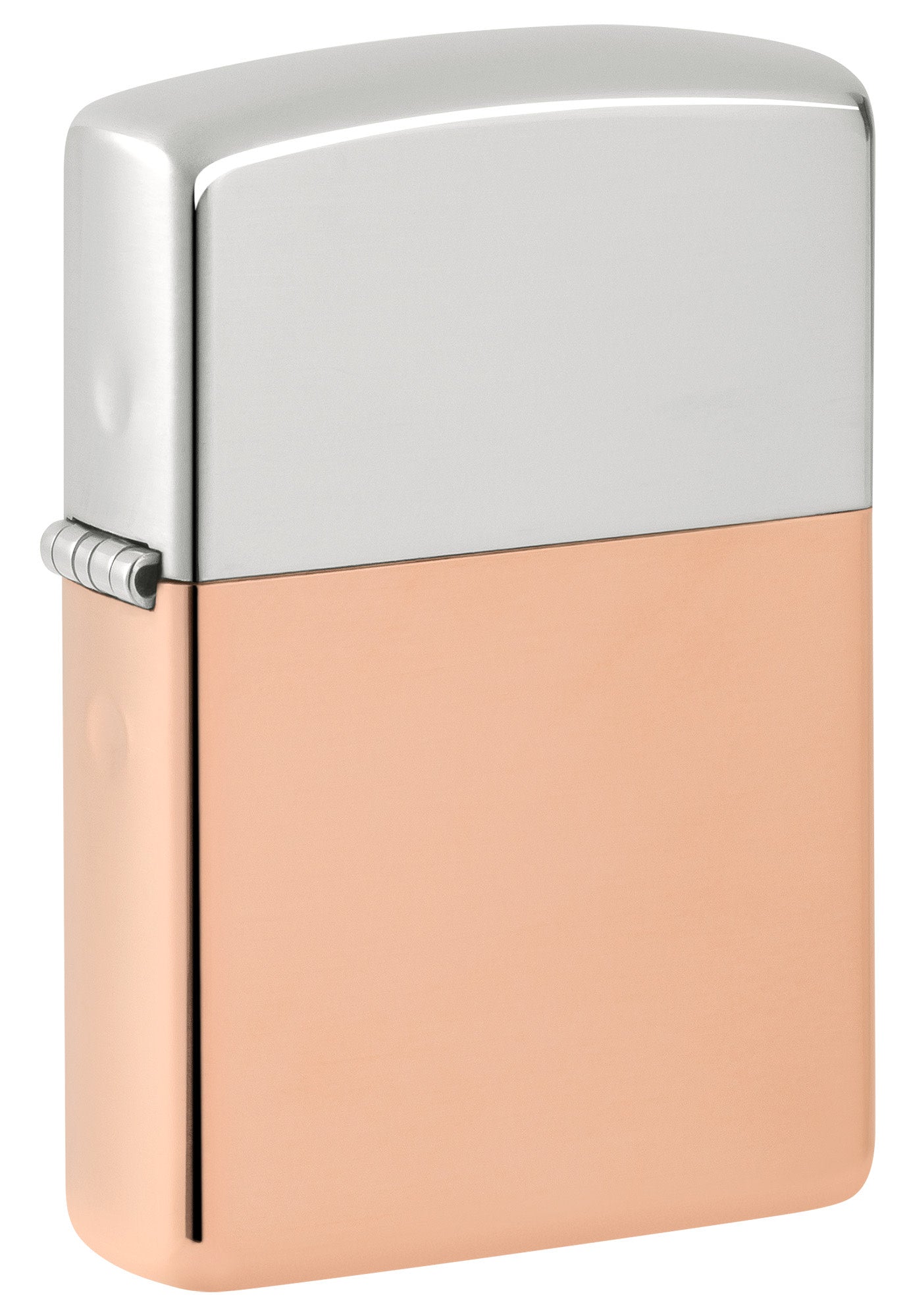 Premium Bimetal Case Lighter with Sterling Silver Lid - Windproof Refillable Butane Lighter for Cigars, Candles & Outdoor Use