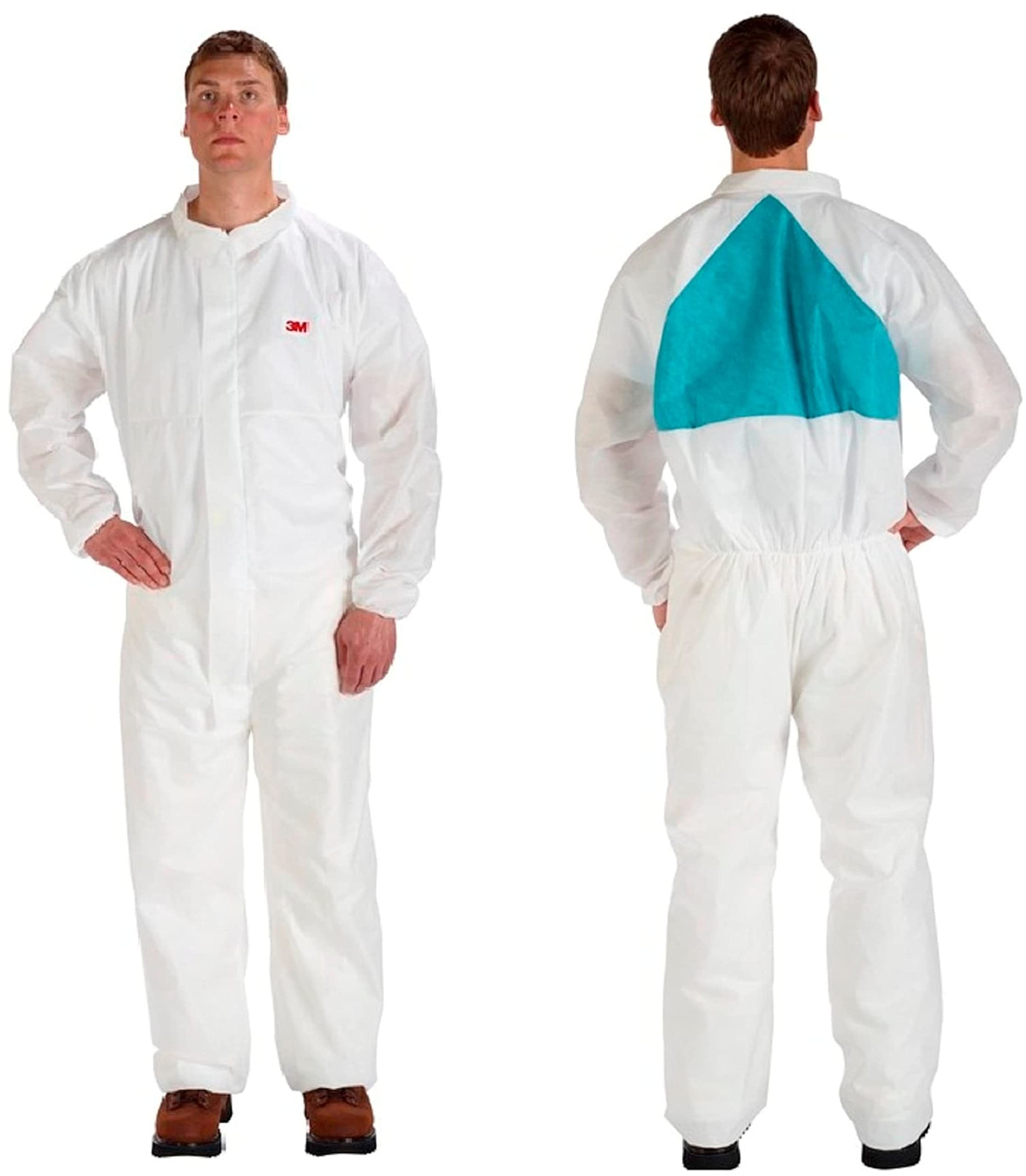 3M Disposable Protective Coverall - Pack of 25, Size XL (4520CS-BLK-XL) | Chemical Splash Resistant, Breathable Fabric for Industrial, Medical & Laboratory Use