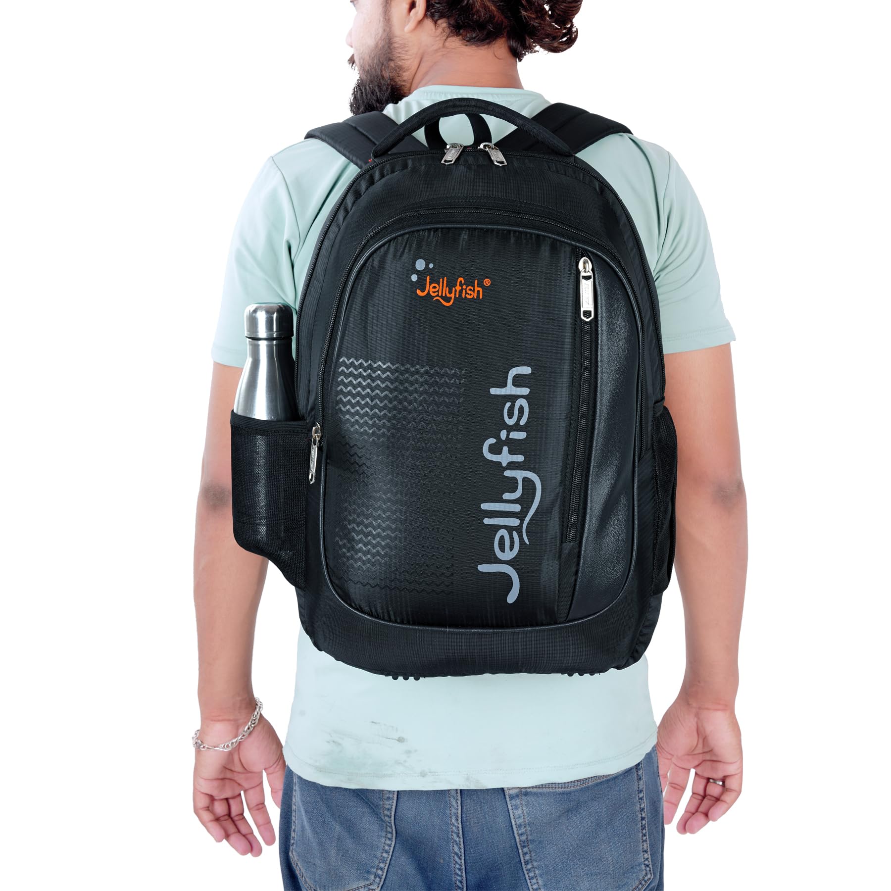 Cellex Medium 33L Kids Backpack for School - Durable, Water-Resistant & Lightweight Backpack for Boys & Girls - Perfect for Daily Use, Travel & Outdoor Activities (Black)