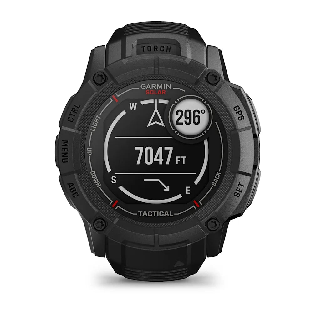 Garmin Instinct 2X Solar Tactical Smartwatch with Ballistic Calculator & NVG Compatibility - Rugged Outdoor GPS Watch for Hiking, Hunting & Military Use