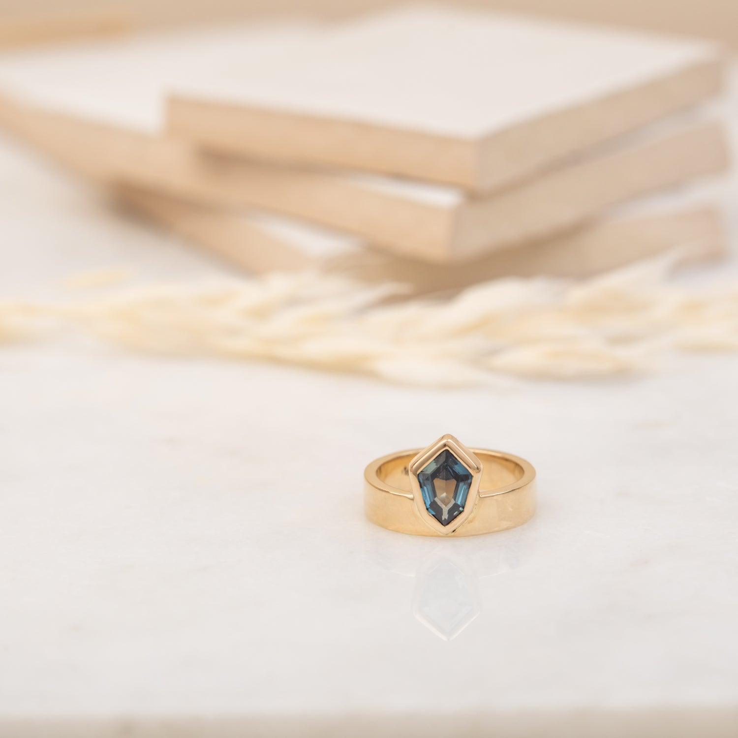 Sofia Sapphire Ring for Women - Elegant Blue Gemstone Jewelry for Engagement, Wedding & Special Occasions