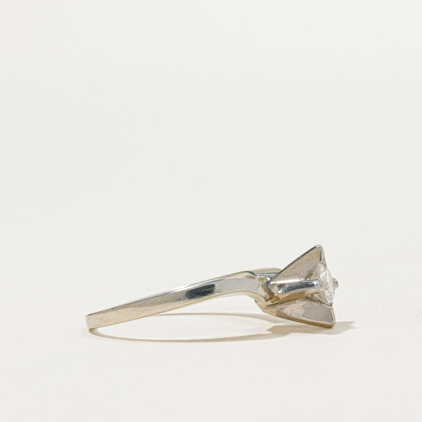 0.28ct Single Stone Diamond Ring - Size 5.5 | Elegant Solitaire Engagement Ring for Women | Perfect for Proposals, Weddings & Anniversaries