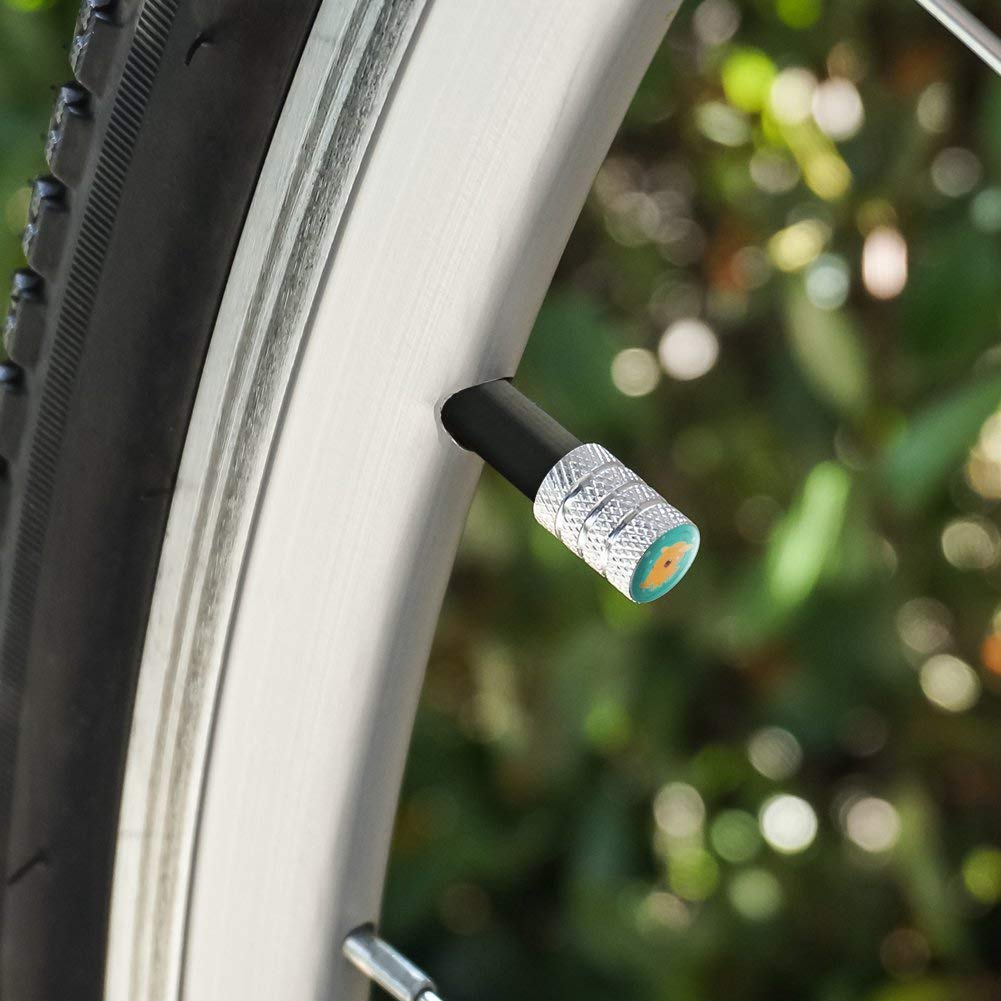 Cute Dumbo Octopus Motorcycle & Bicycle Tire Valve Stem Caps - Aluminum Alloy Wheel Rim Accessories for Bike & Motorcycle Customization - Perfect for Road Bikes, Cruisers & Scooters