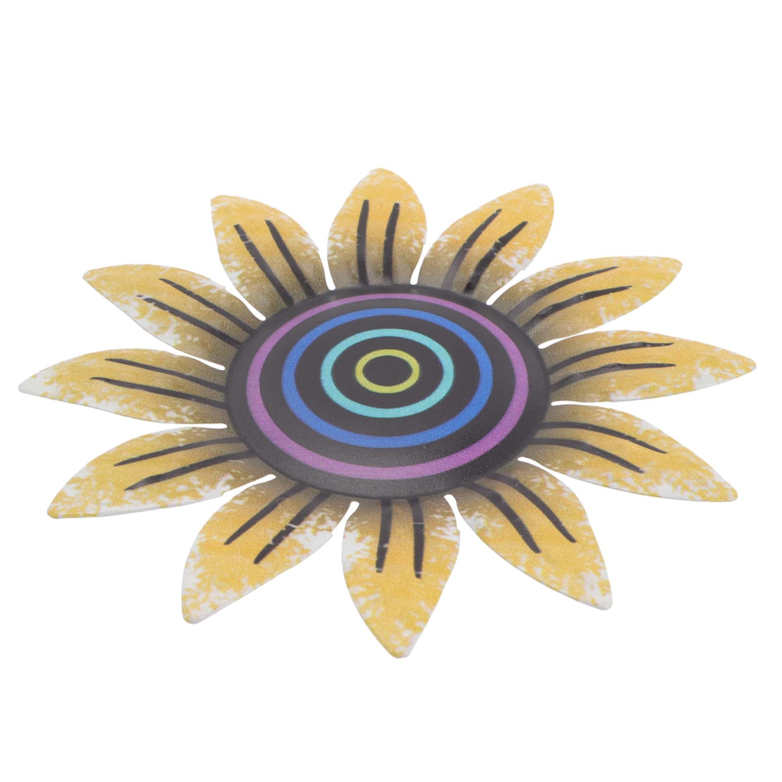 Happyyami Iron Flower Wall Art Decor - Elegant Home & Office Wall Decor for Living Room, Bedroom, Patio - Perfect for Wedding Backdrops & Interior Design