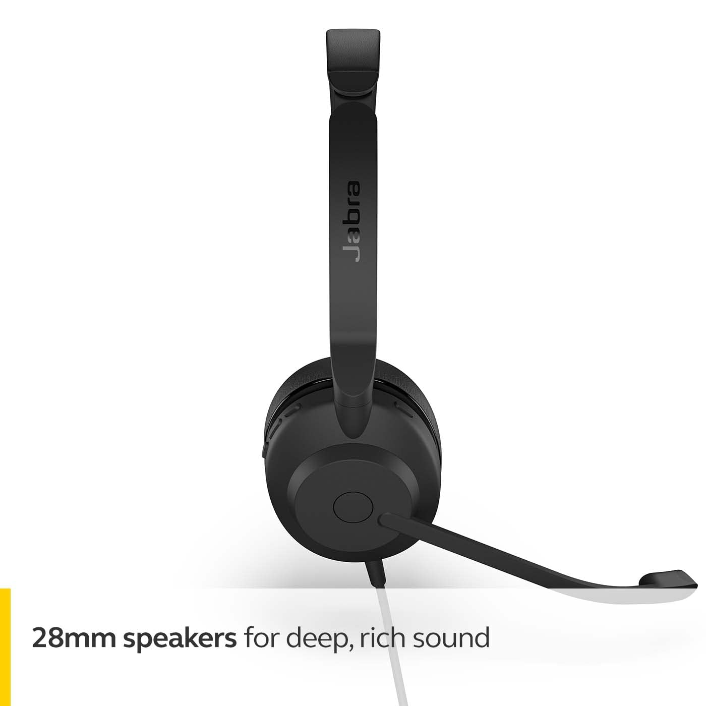 Jabra Connect 4h USB-C Wired Headset for Office Calls & Remote Work