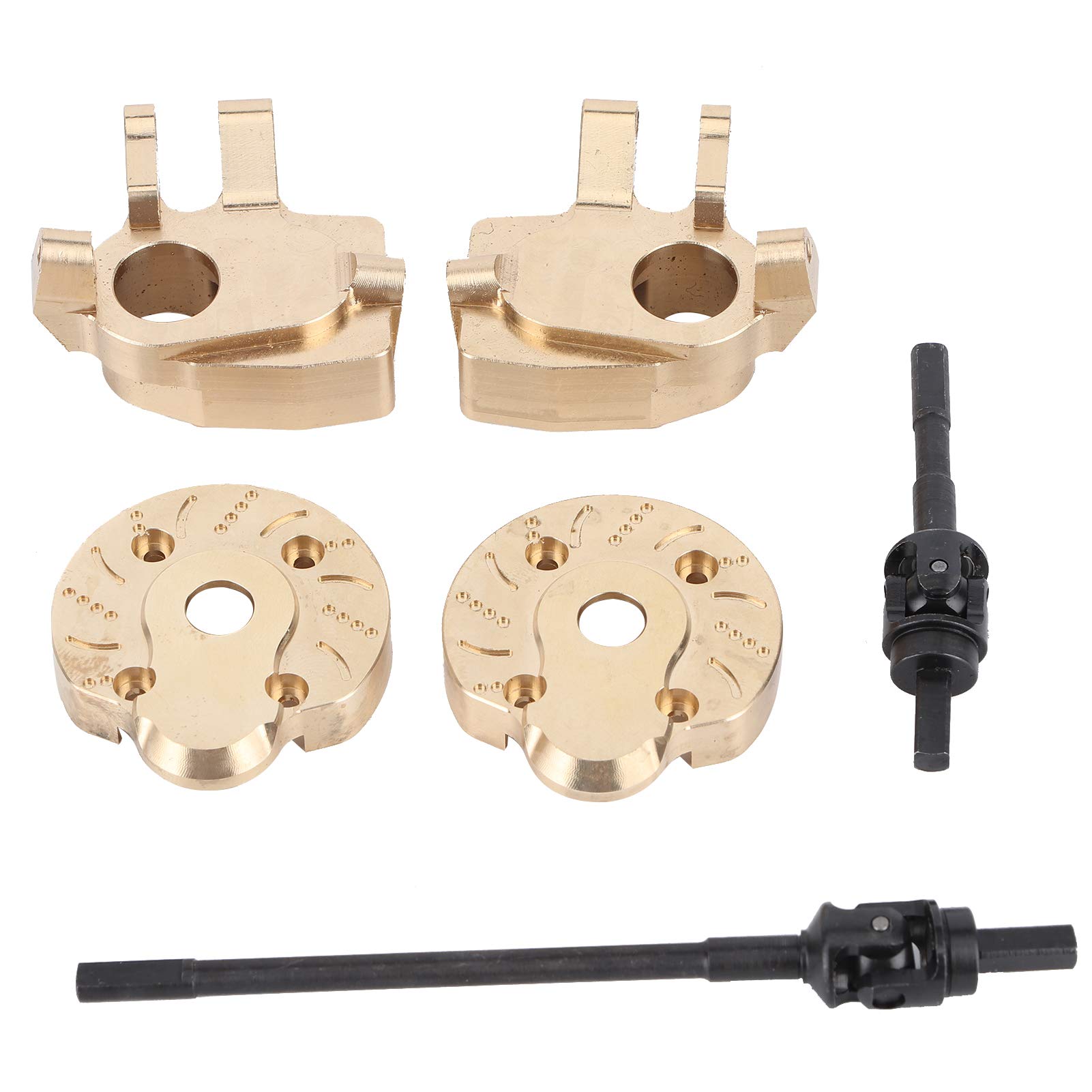 High-Quality Brass Steering Knuckle Weight for Front Drive Shaft | Compatible with AXIAL SCX10 III RC Car | Durable Off-Road Crawler Accessories for Enhanced Performance & Stability