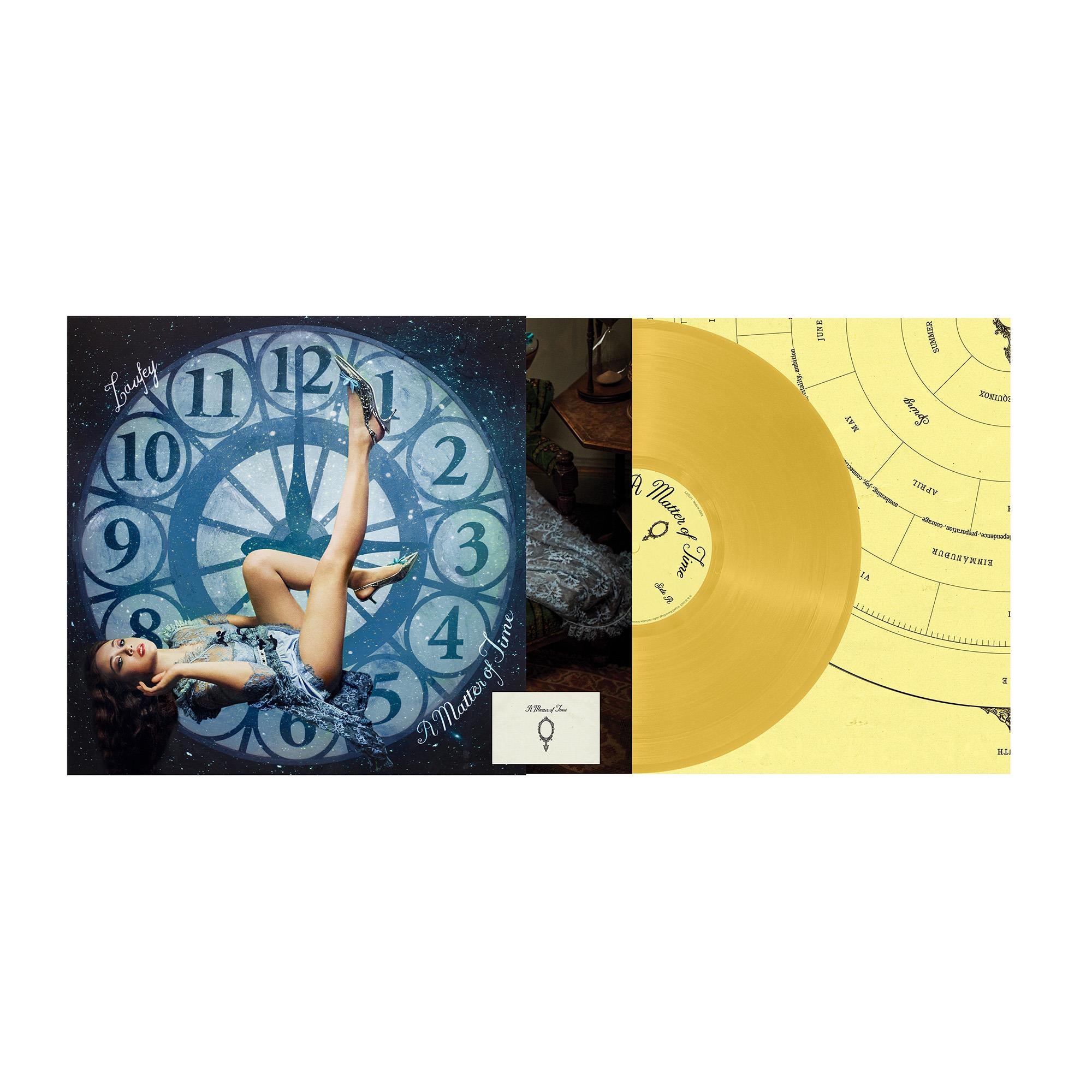JB Hi Fi AU Exclusive 'Spring Edition' Butter Yellow Vinyl - A Matter of Time LP | Limited Edition Collectible Record for Music Lovers & Vinyl Enthusiasts | Perfect for Spring Playlists, Home Decor & Gift Giving