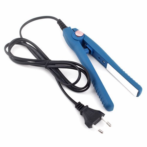 Mini Portable Hair Straightener & Curler Iron - Dual Use Styling Tool with EU Plug for Travel, Home & Salon Styling